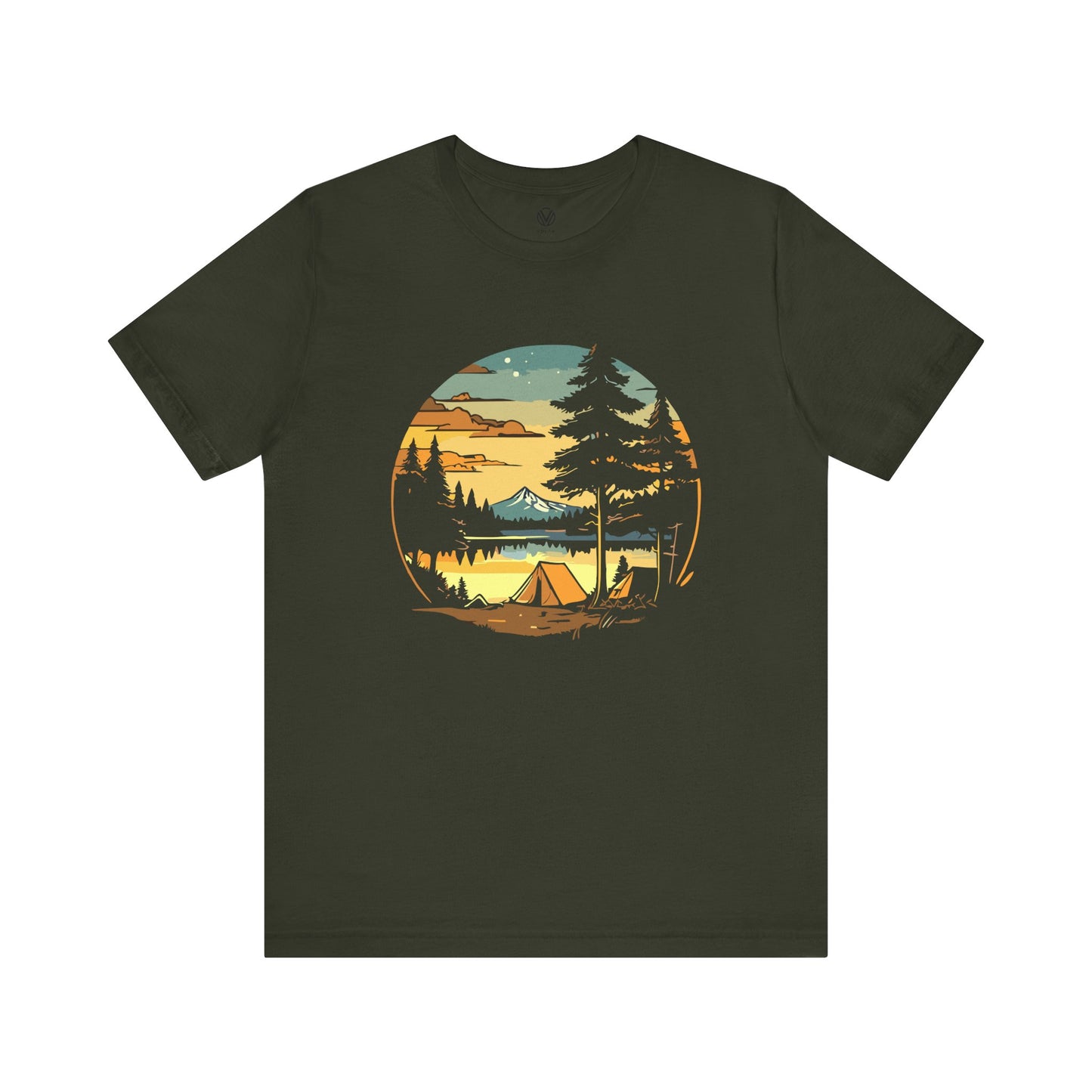 Outdoor Adventure Camping Tshirt, Nature Lover Tee, Hiking Shirt, Mountain Exploration Top, Wilderness Vibes T-Shirt