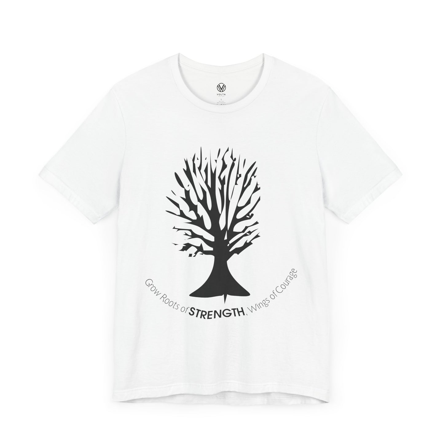 Inspirational Tee, Strength and Courage Shirt, Rooted and Free T-Shirt, Empowering Unisex Top, Motivational Graphic Tee