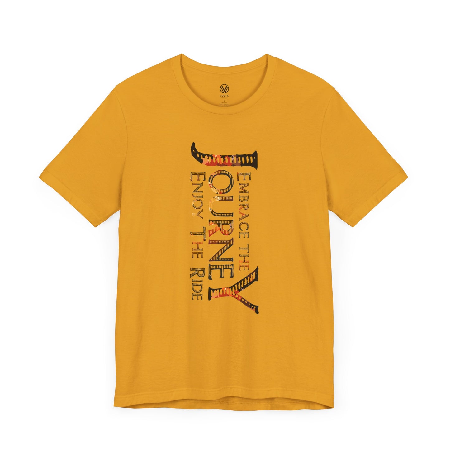 Embrace the Journey Tee, Enjoy the Ride Graphic T-Shirt, Adventure Lover Gift, Inspirational Quote Shirt, Travel Vibes Top, Life