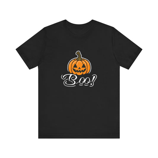 Boo Halloween Unisex Tee, Scary Ghost Shirt, Spooky Costume Top, Trick or Treat T-Shirt, October Holiday Outfit