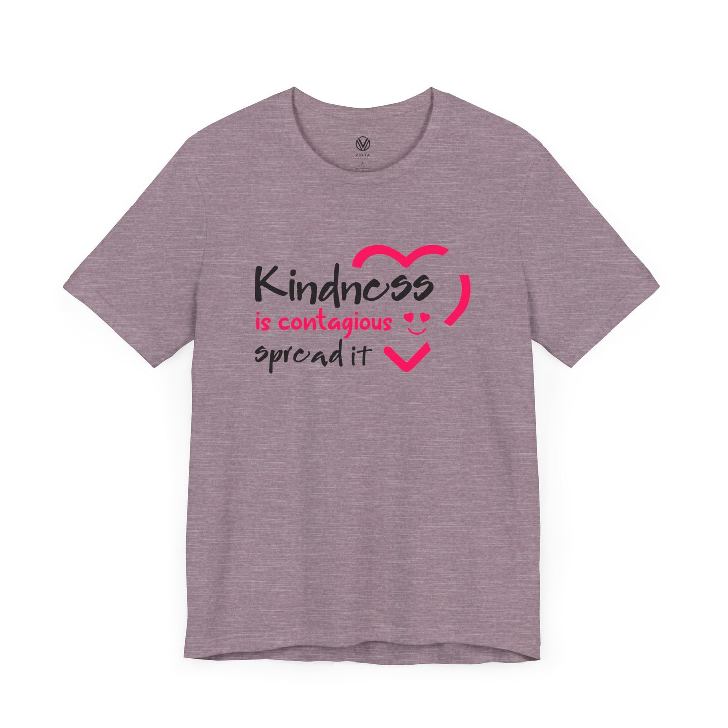 Kindness is Contagious Tee - Spread Kindness Tshirt, Positive Vibes Shirt, Inspirational Quote Top, Graphic Tee, Encouraging T-shirt