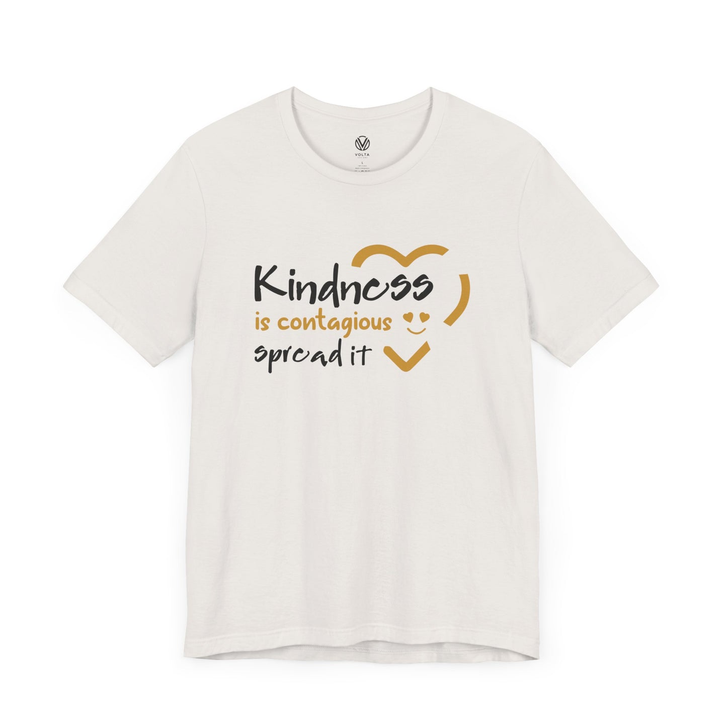 Kindness is Contagious Tee - Spread Kindness Tshirt, Positive Vibes Shirt, Inspirational Quote Top, Graphic Tee, Encouraging T-shirt