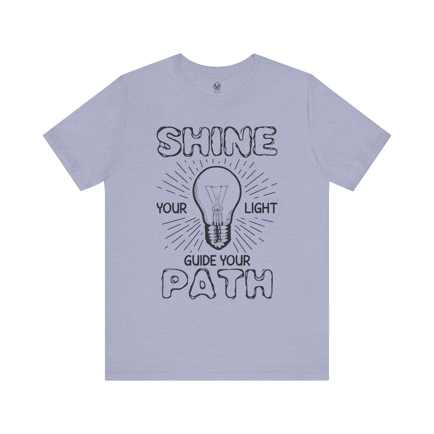 Light Guide Tee, Illuminated Shirt, Inspirational Top, Spiritual Clothing, Positive Vibes Apparel