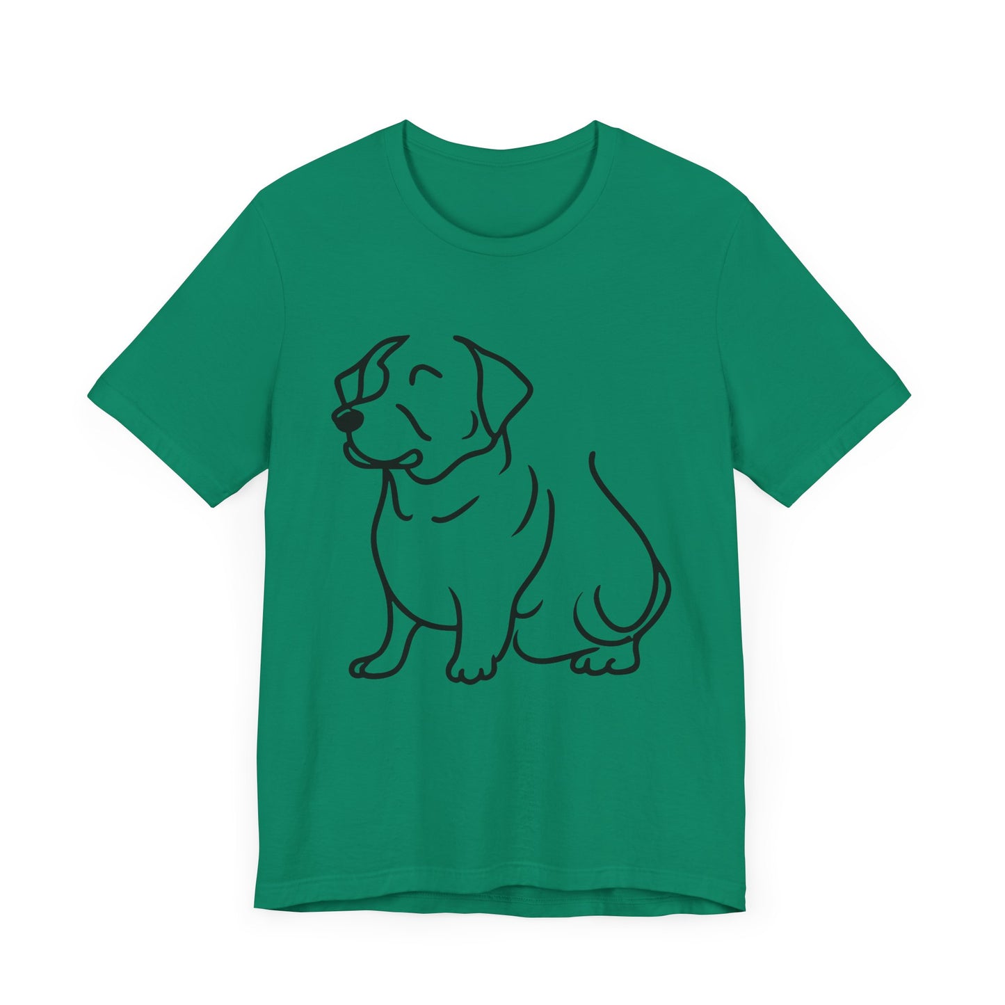 Puppy Line Drawing Tee, Dog Lover Graphic Shirt, Animal Sketch Illustration Top, Cute Pooch Outline Tshirt, Pet Owner Gift, Canine