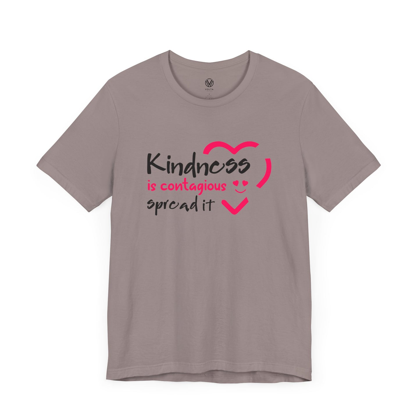 Kindness is Contagious Tee - Spread Kindness Tshirt, Positive Vibes Shirt, Inspirational Quote Top, Graphic Tee, Encouraging T-shirt