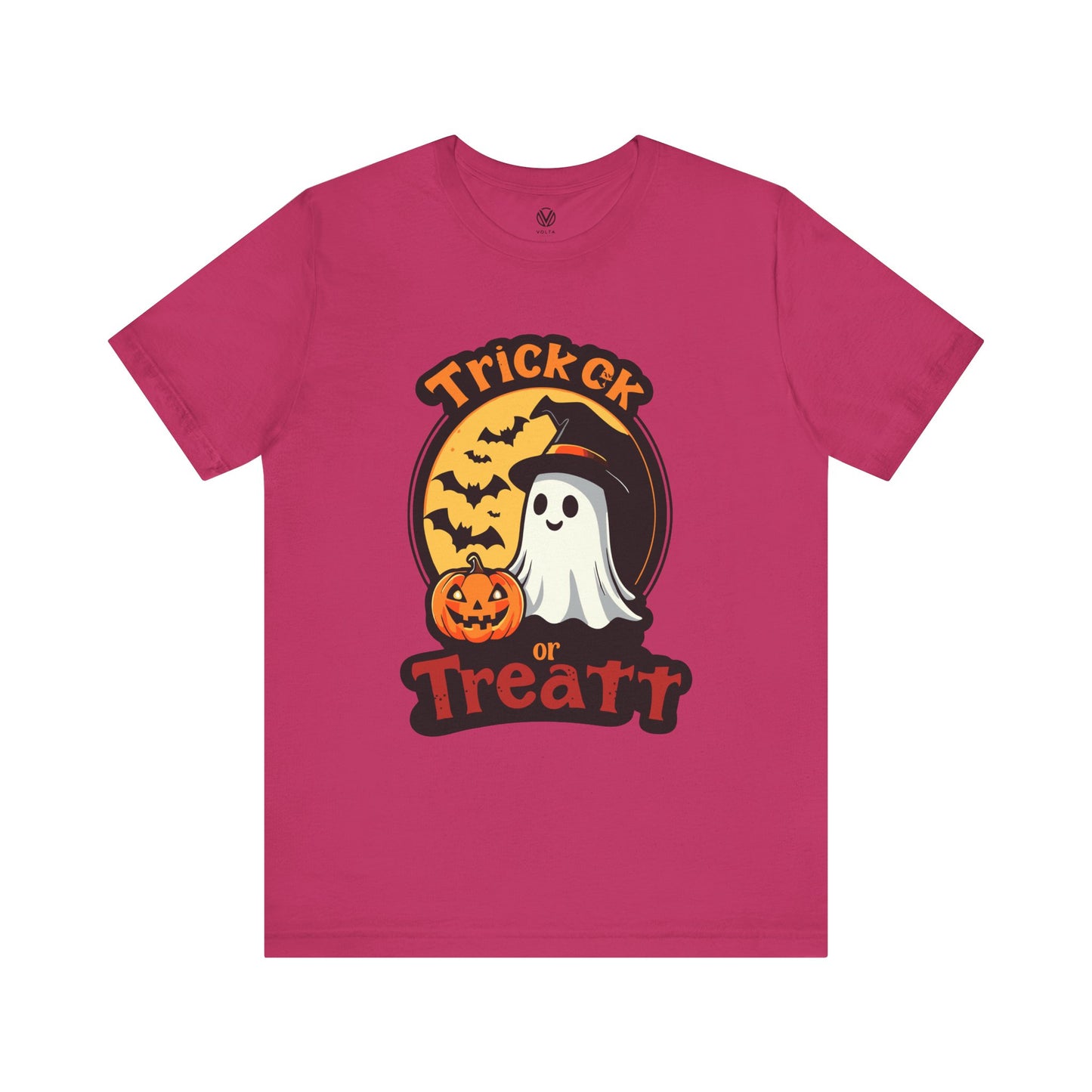 Trick Treat Halloween Unisex Tee, Scary Ghost Shirt, Spooky Costume Top, Trick or Treat T-Shirt, October Holiday Outfit