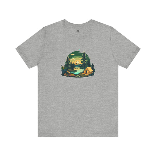 Adventure Camping Tshirt - Nature Lover Outdoors Tee, Hiking Shirt, Wanderlust Graphic Top, Mountain Climber Unisex Jersey, Trail Explorer