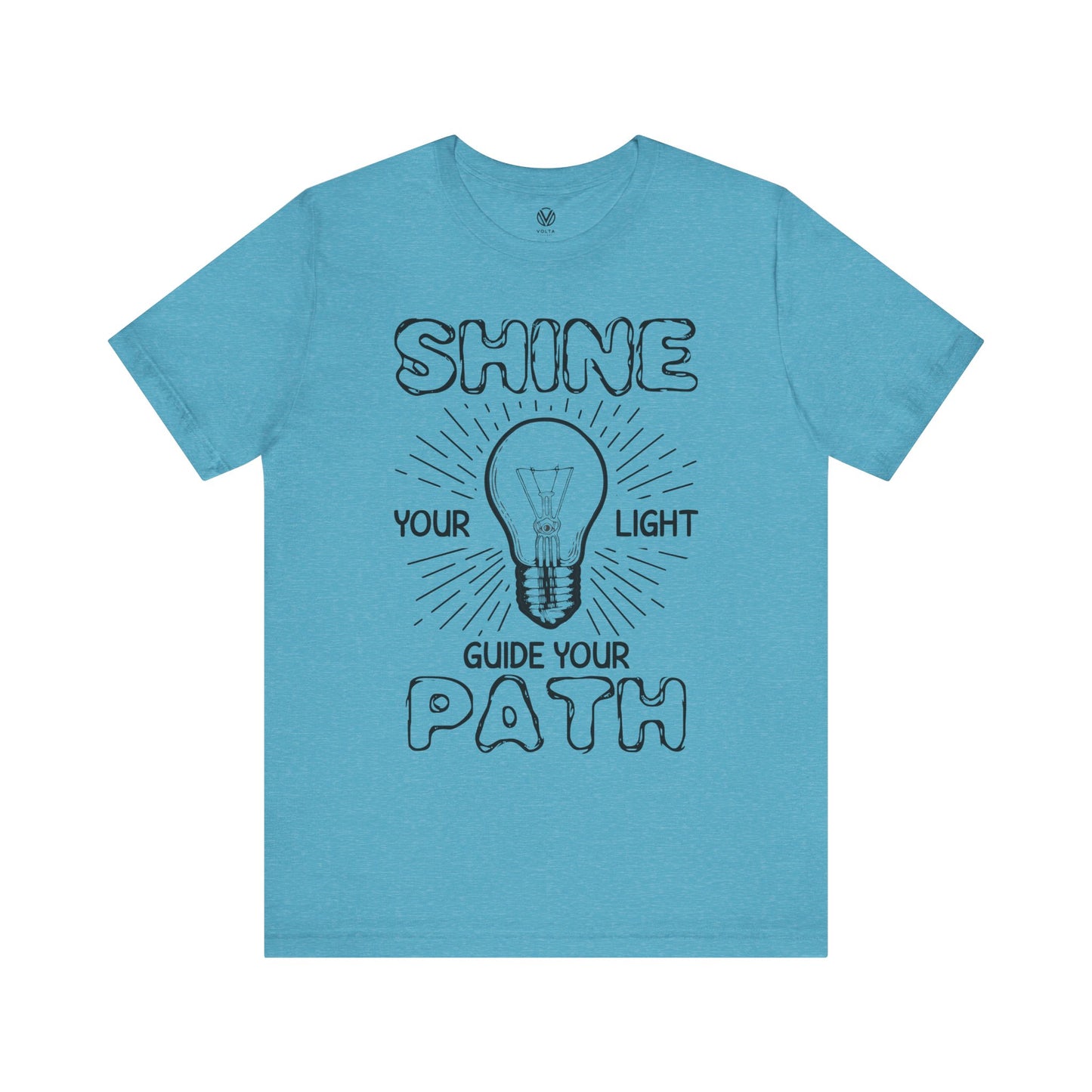 Light Guide Tee, Illuminated Shirt, Inspirational Top, Spiritual Clothing, Positive Vibes Apparel