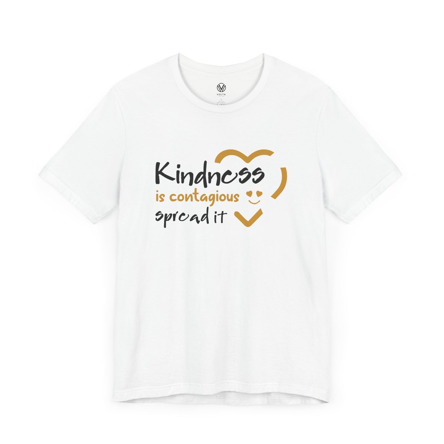 Kindness is Contagious Tee - Spread Kindness Tshirt, Positive Vibes Shirt, Inspirational Quote Top, Graphic Tee, Encouraging T-shirt