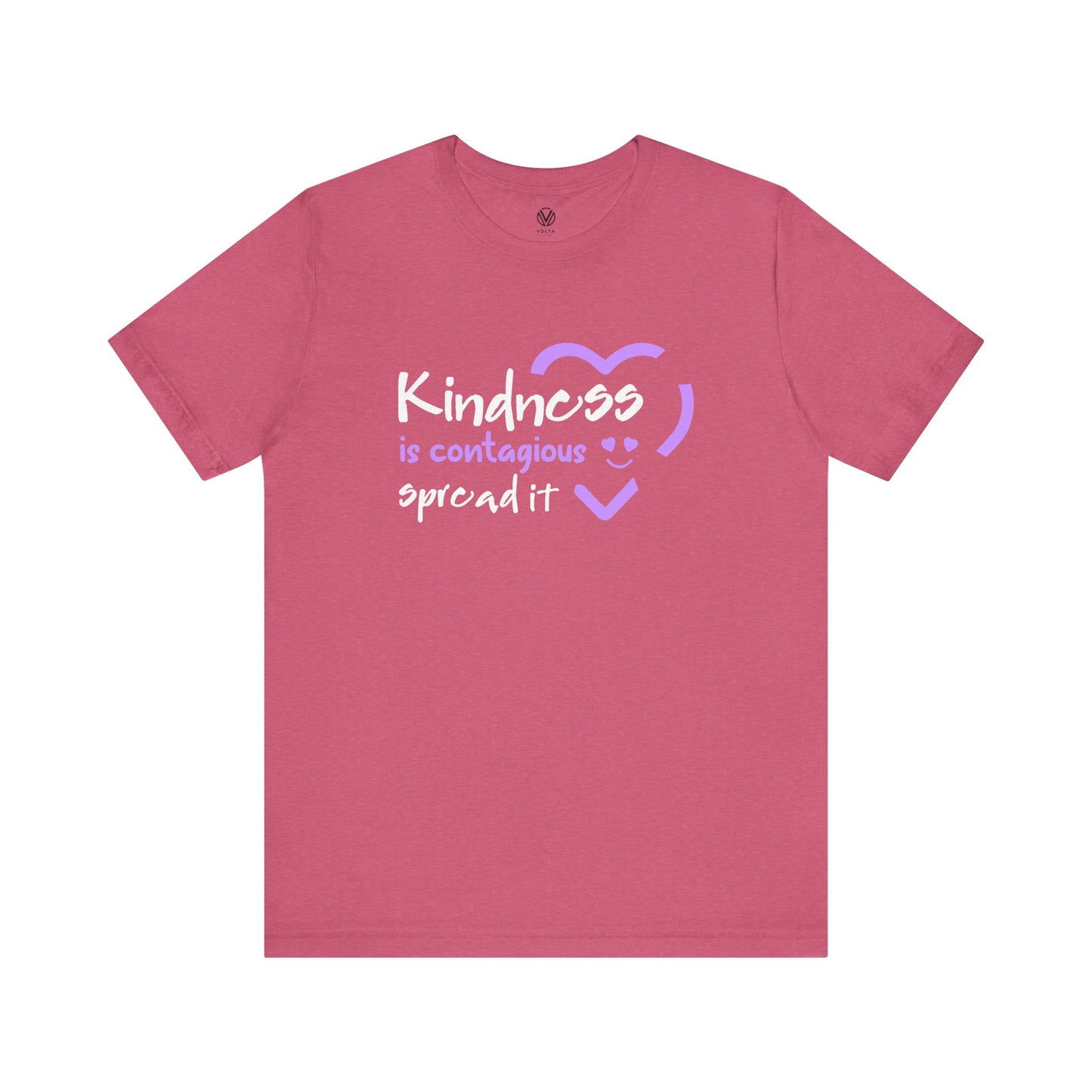 Kindness is Contagious Tee - Spread Kindness Tshirt, Positive Vibes Shirt, Inspirational Quote Top, Graphic Tee, Encouraging T-shirt