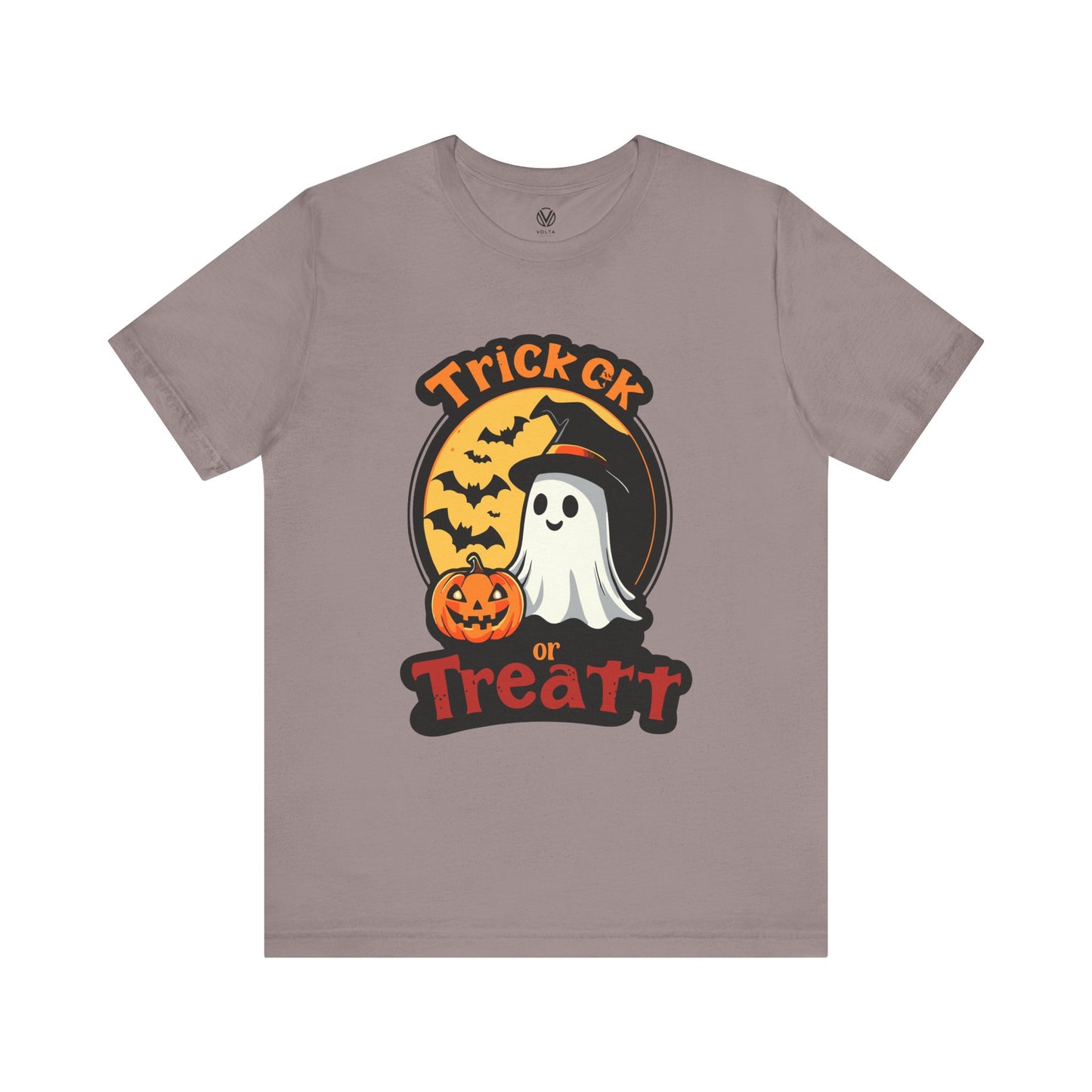 Trick Treat Halloween Unisex Tee, Scary Ghost Shirt, Spooky Costume Top, Trick or Treat T-Shirt, October Holiday Outfit