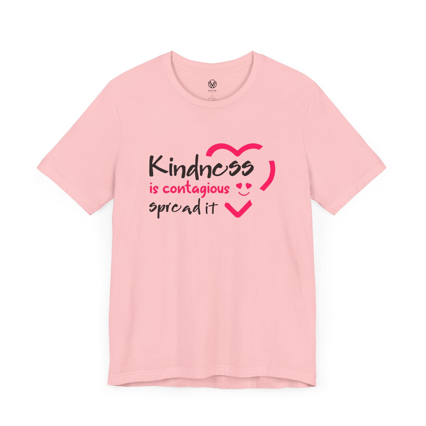 Kindness is Contagious Tee - Spread Kindness Tshirt, Positive Vibes Shirt, Inspirational Quote Top, Graphic Tee, Encouraging T-shirt