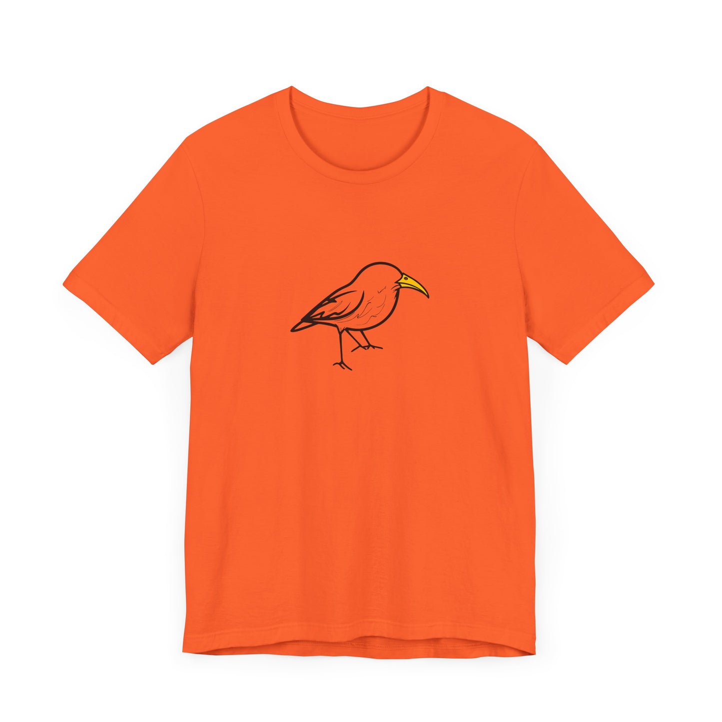 Halloween Bird Eyes Unisex Tee, Halloween Shirt, Spooky T-Shirt, Scary Bird Top, Halloween Costume Shirt