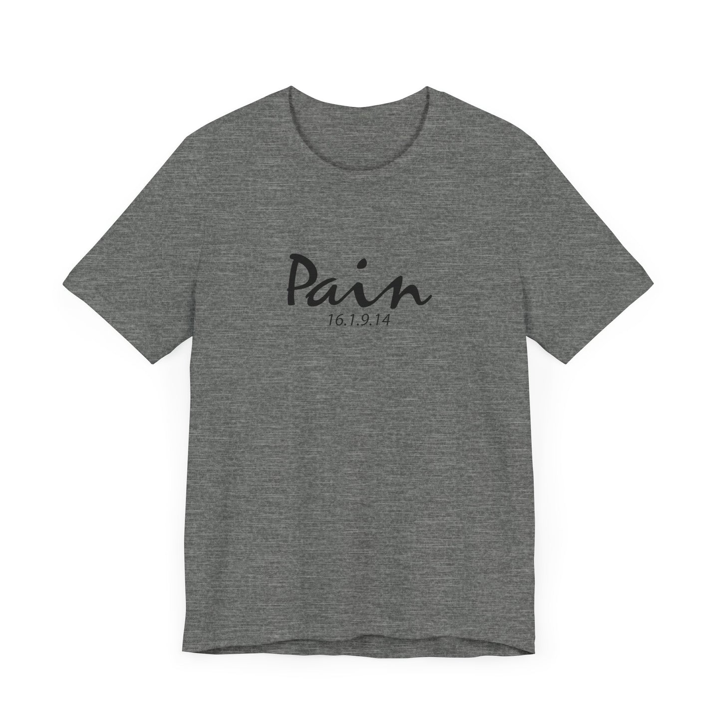 Motivational Pain Relief Tshirt, Unisex Tee, Inspirational Quote Shirt, Mental Health Awareness Top, Youth Motivation, Pain Won't Last