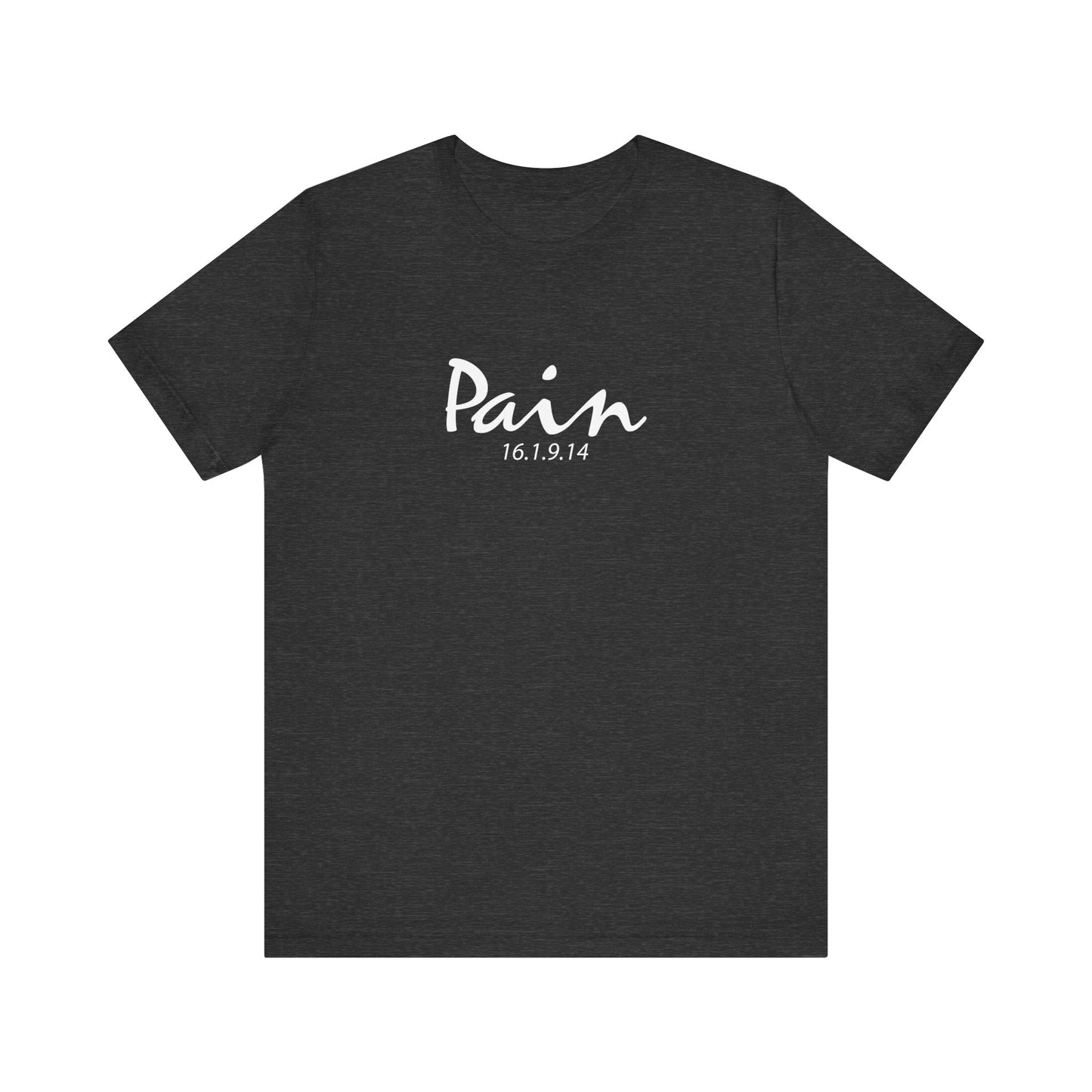 Motivational Pain Relief Tshirt, Unisex Tee, Inspirational Quote Shirt, Mental Health Awareness Top, Youth Motivation, Pain Won't Last