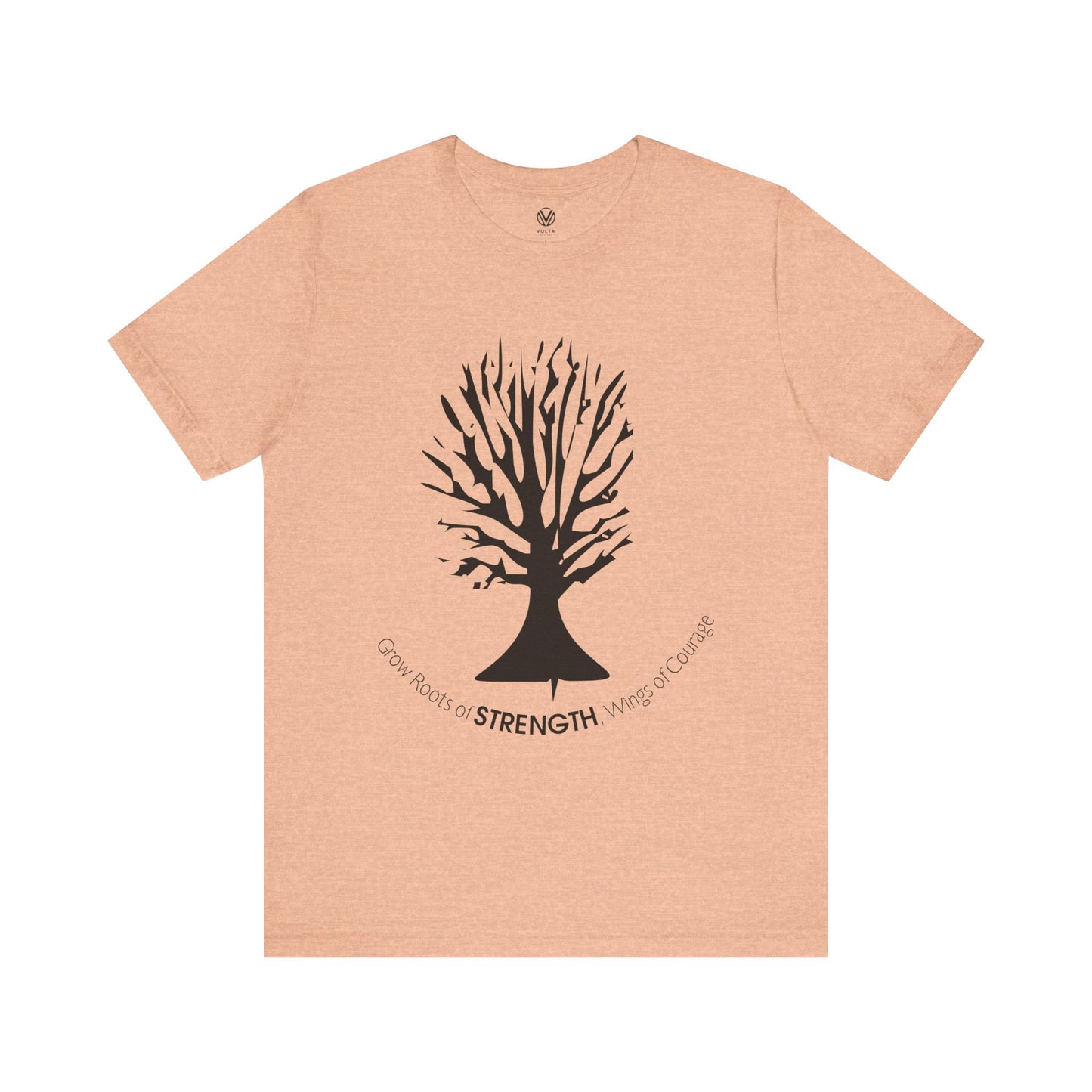 Inspirational Tee, Strength and Courage Shirt, Rooted and Free T-Shirt, Empowering Unisex Top, Motivational Graphic Tee