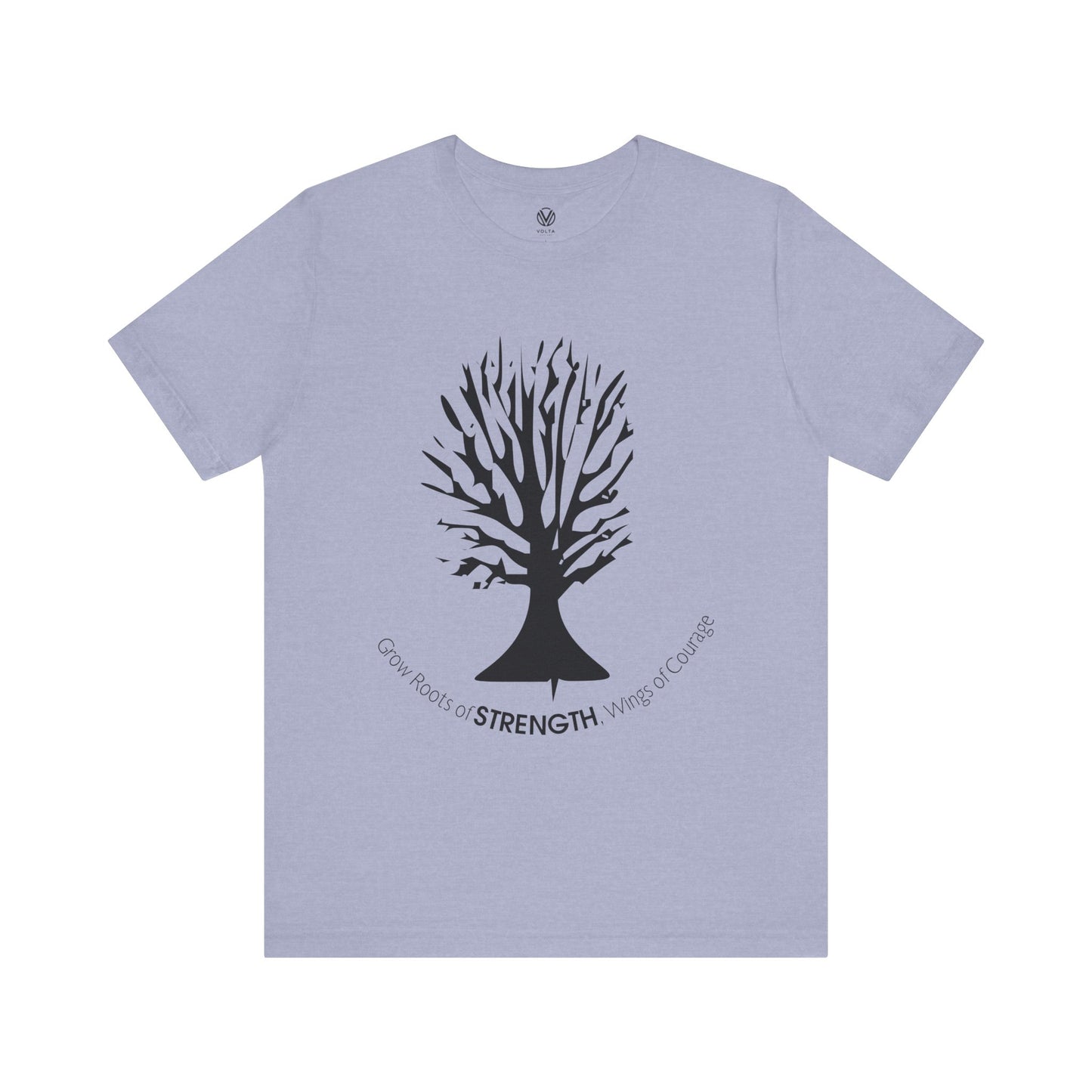 Inspirational Tee, Strength and Courage Shirt, Rooted and Free T-Shirt, Empowering Unisex Top, Motivational Graphic Tee