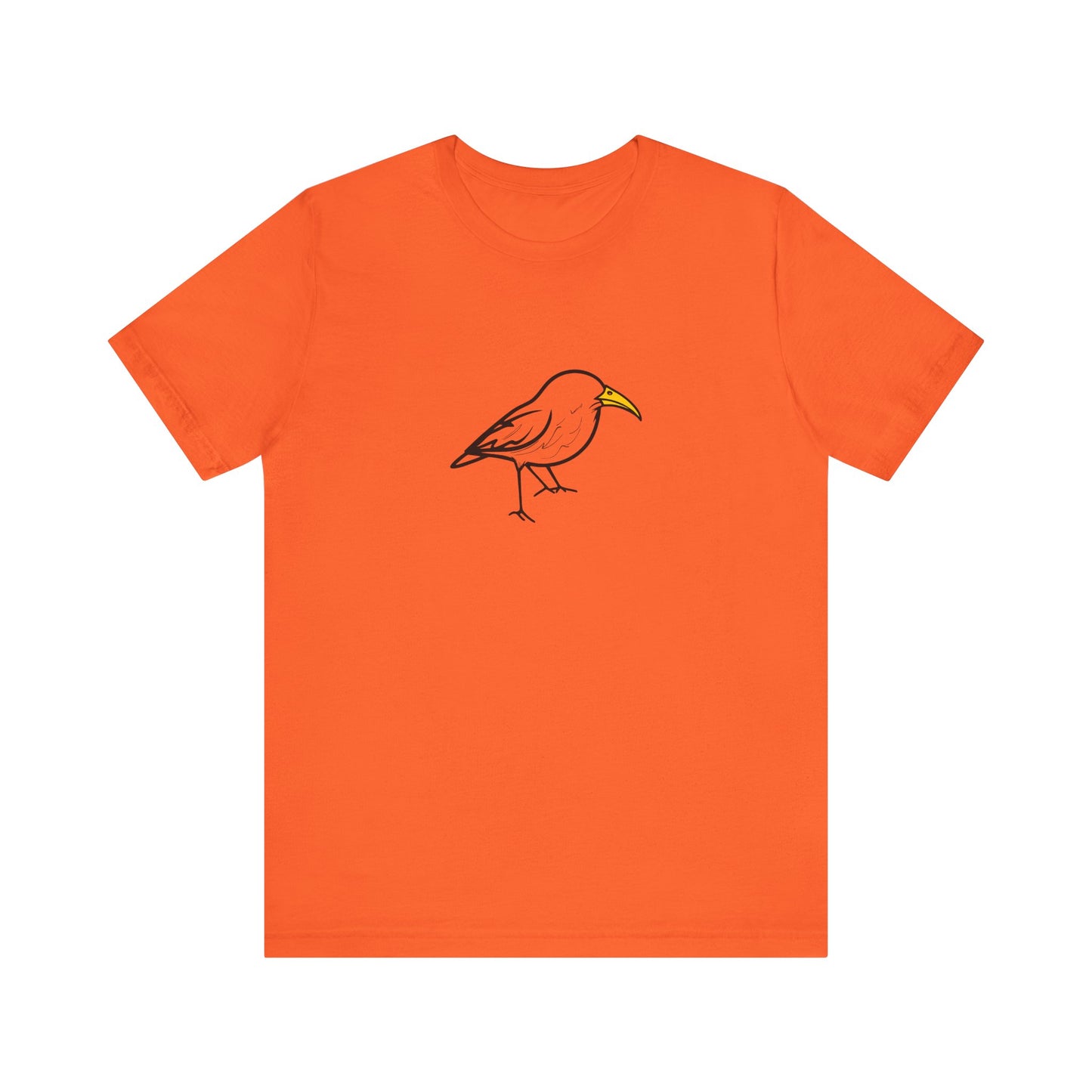 Halloween Bird Eyes Unisex Tee, Halloween Shirt, Spooky T-Shirt, Scary Bird Top, Halloween Costume Shirt