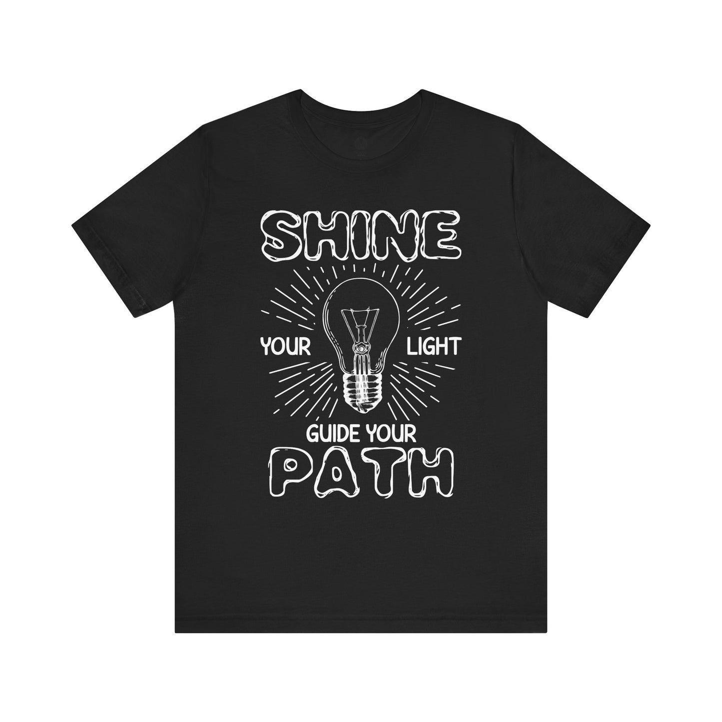 Light Guide Tee, Illuminated Shirt, Inspirational Top, Spiritual Clothing, Positive Vibes Apparel