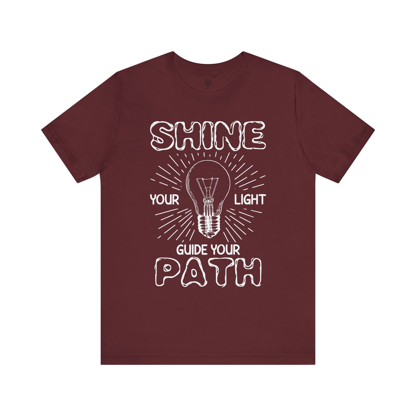 Light Guide Tee, Illuminated Shirt, Inspirational Top, Spiritual Clothing, Positive Vibes Apparel