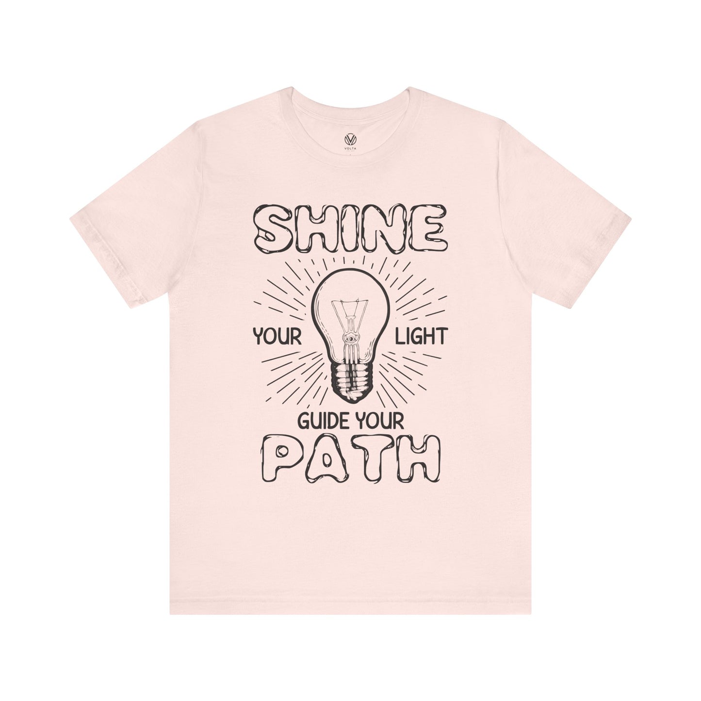 Light Guide Tee, Illuminated Shirt, Inspirational Top, Spiritual Clothing, Positive Vibes Apparel