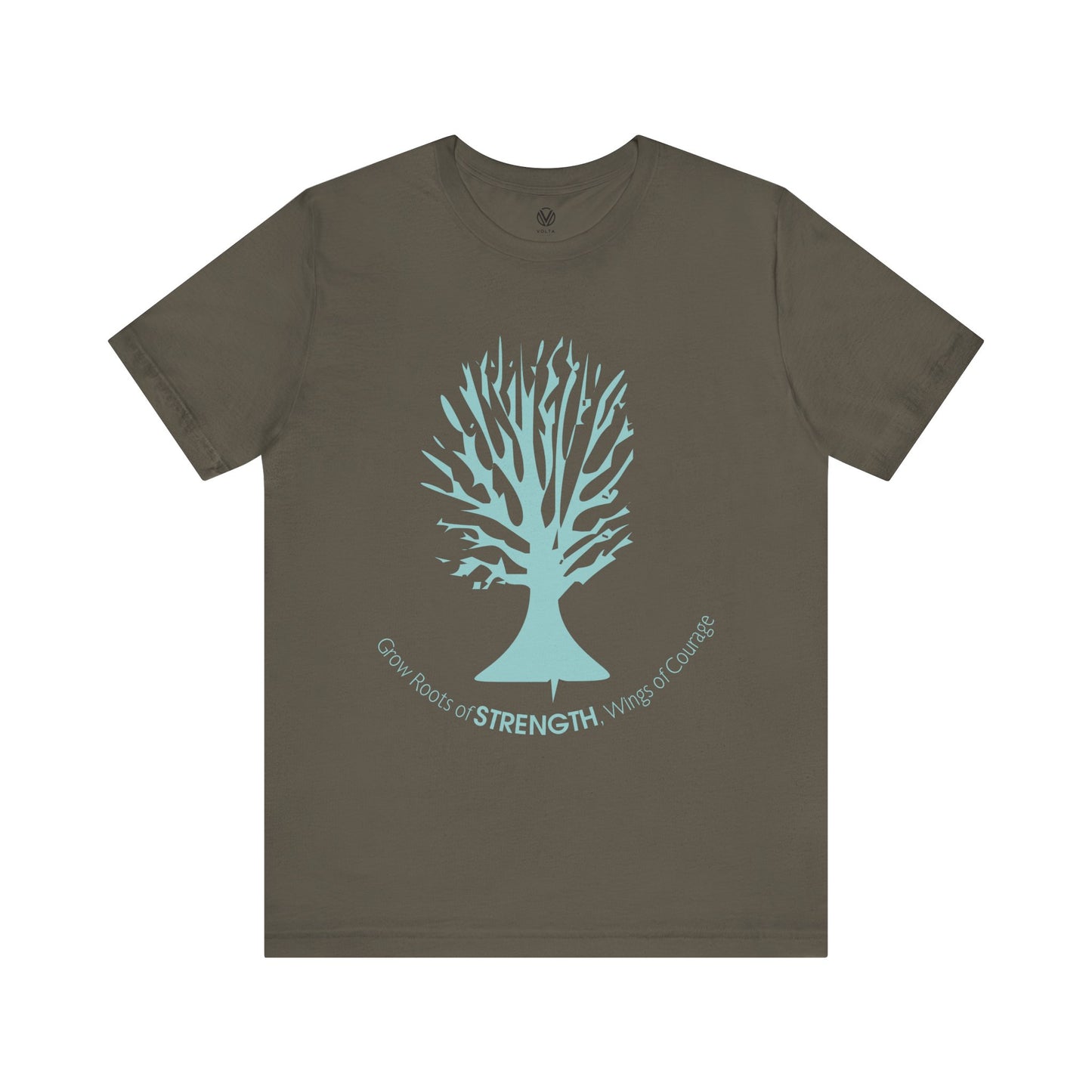 Inspirational Tee, Strength and Courage Shirt, Rooted and Free T-Shirt, Empowering Unisex Top, Motivational Graphic Tee