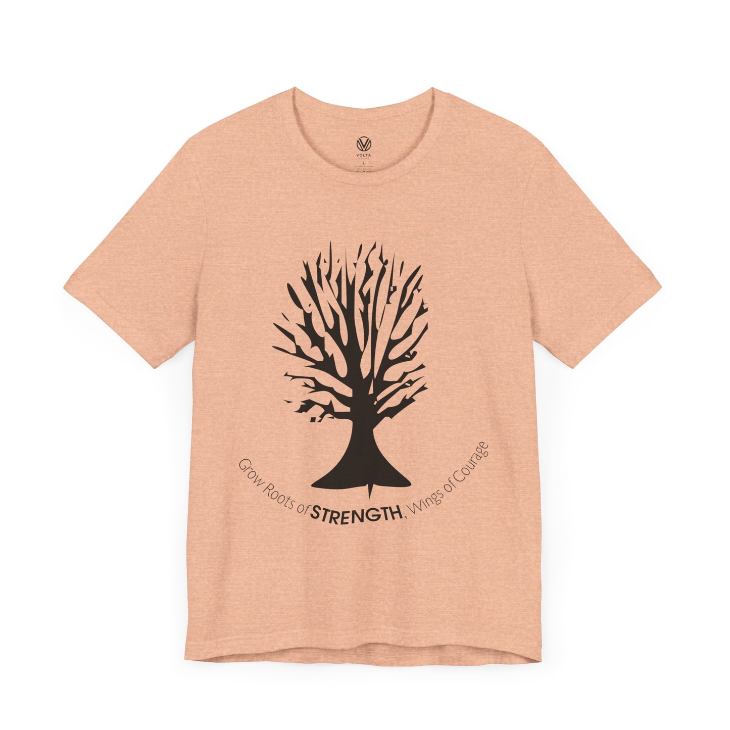 Inspirational Tee, Strength and Courage Shirt, Rooted and Free T-Shirt, Empowering Unisex Top, Motivational Graphic Tee