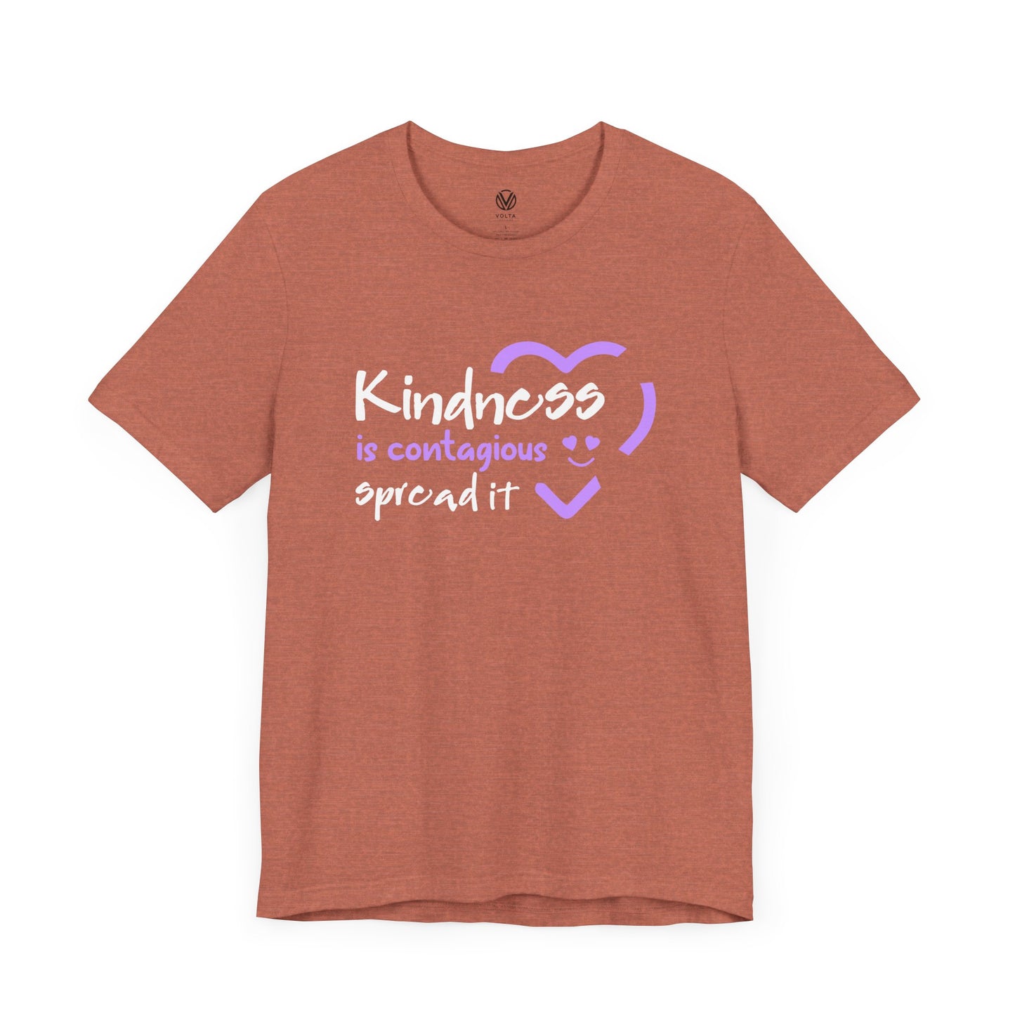 Kindness is Contagious Tee - Spread Kindness Tshirt, Positive Vibes Shirt, Inspirational Quote Top, Graphic Tee, Encouraging T-shirt