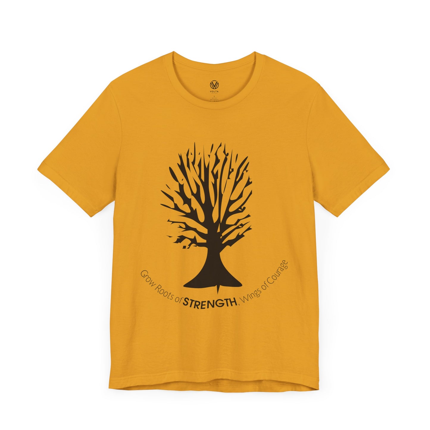 Inspirational Tee, Strength and Courage Shirt, Rooted and Free T-Shirt, Empowering Unisex Top, Motivational Graphic Tee