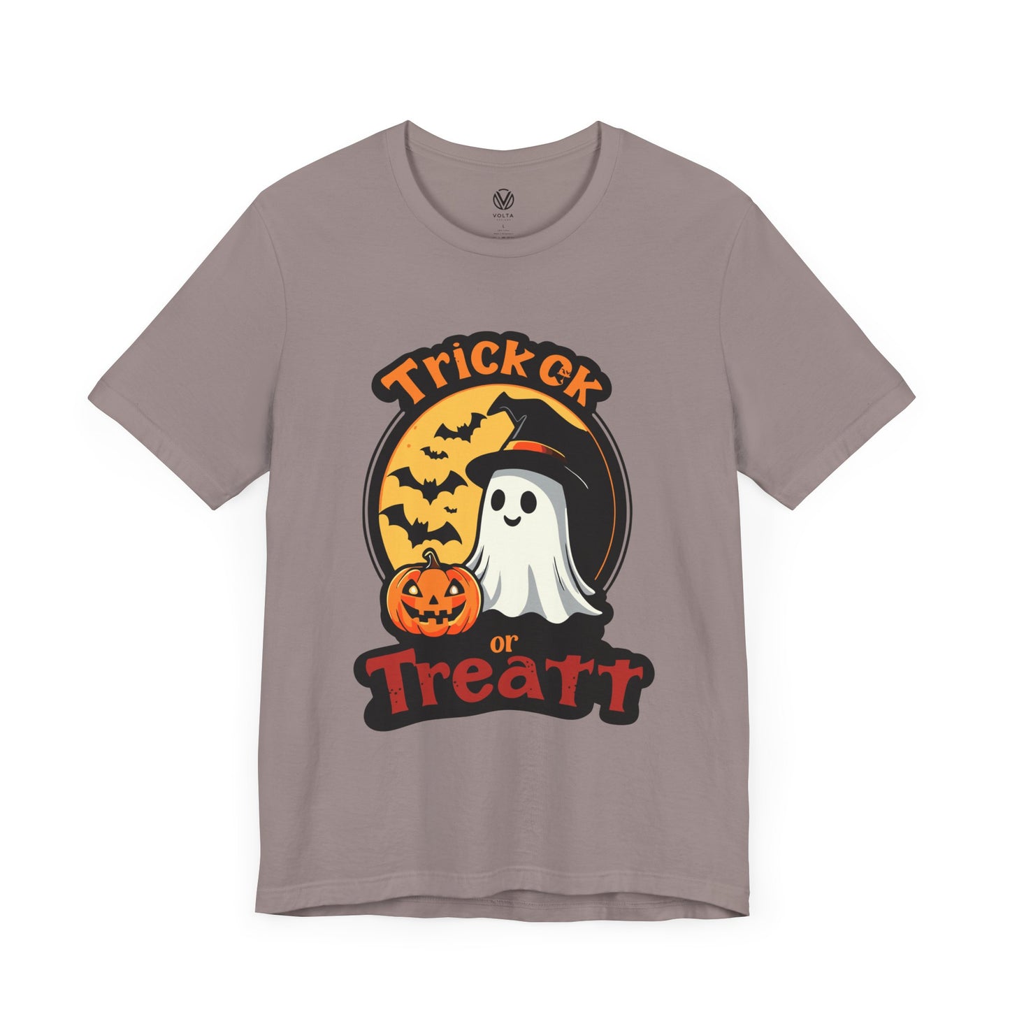 Trick Treat Halloween Unisex Tee, Scary Ghost Shirt, Spooky Costume Top, Trick or Treat T-Shirt, October Holiday Outfit