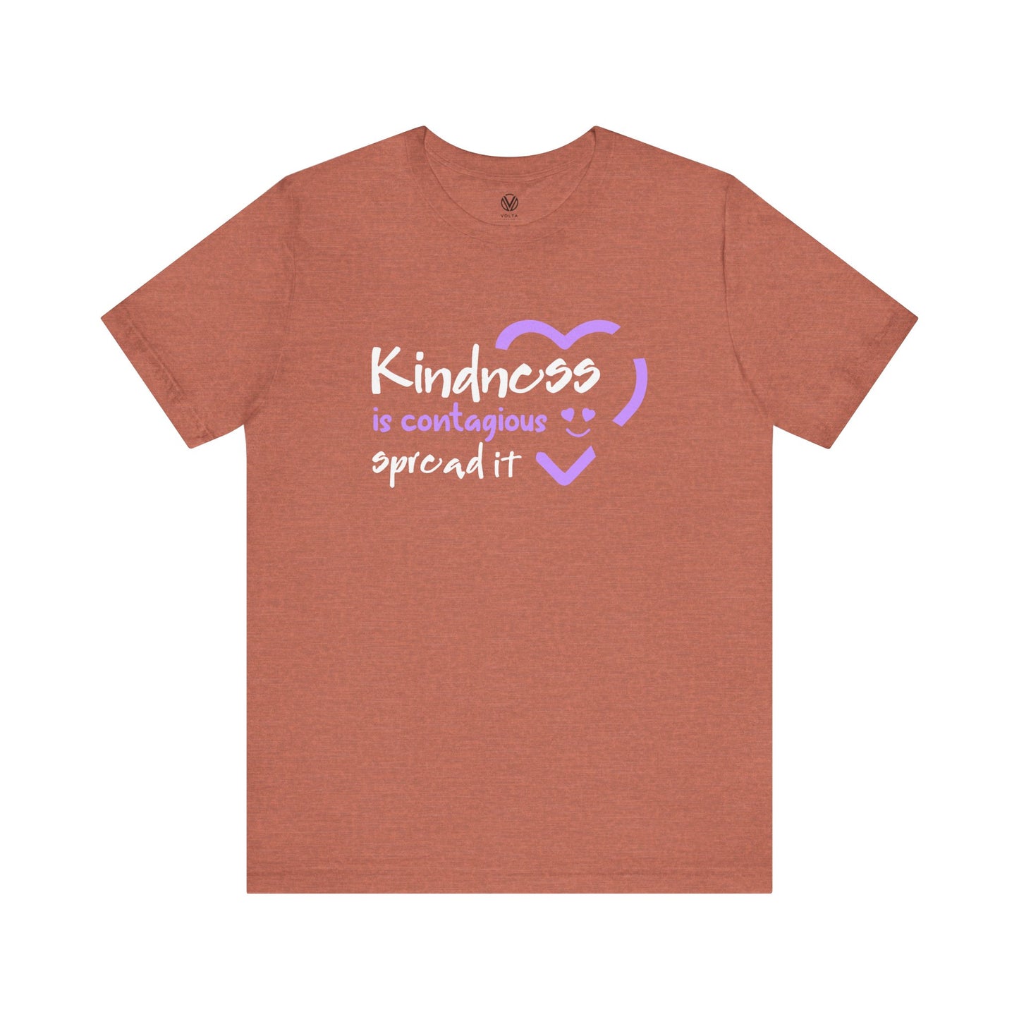 Kindness is Contagious Tee - Spread Kindness Tshirt, Positive Vibes Shirt, Inspirational Quote Top, Graphic Tee, Encouraging T-shirt