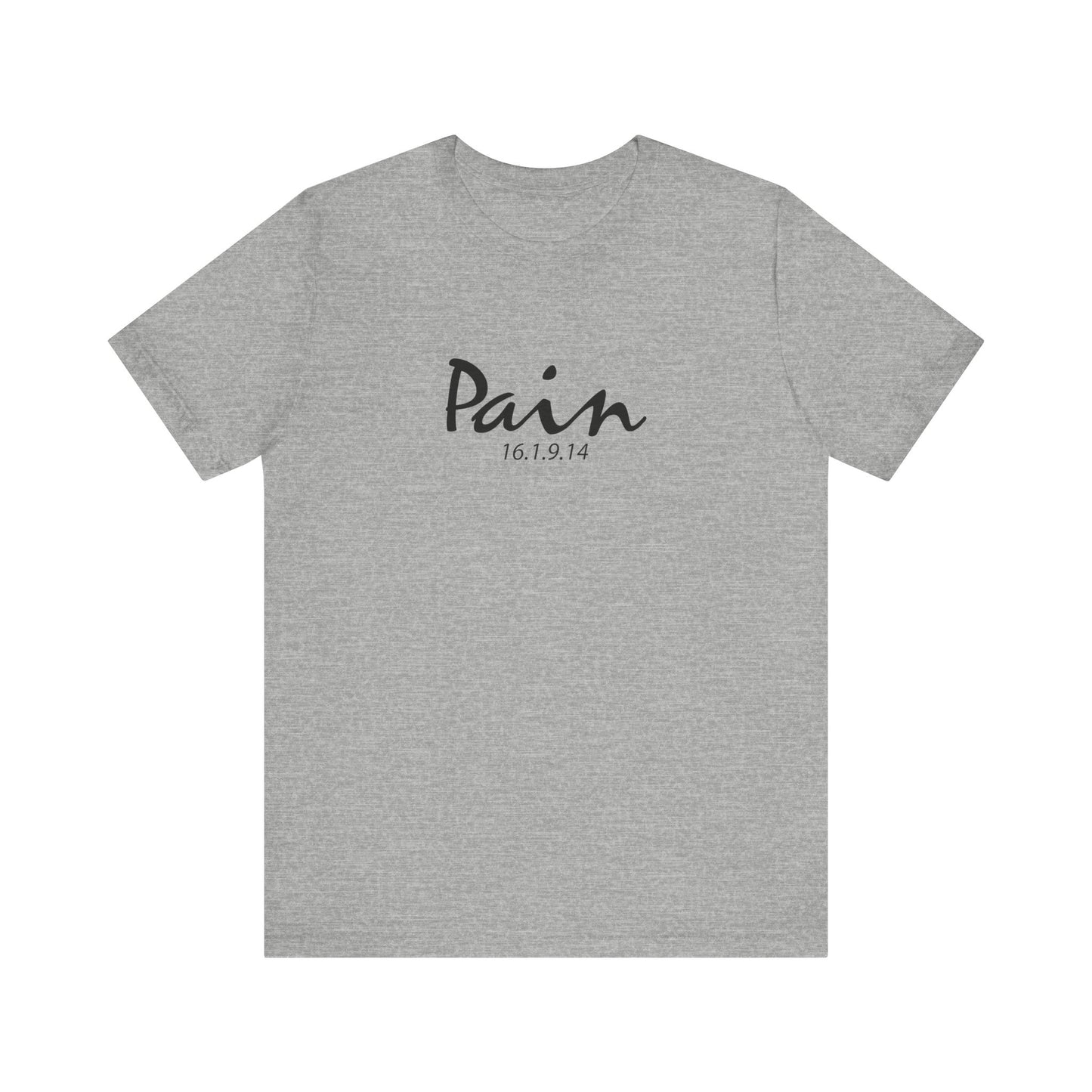 Motivational Pain Relief Tshirt, Unisex Tee, Inspirational Quote Shirt, Mental Health Awareness Top, Youth Motivation, Pain Won't Last