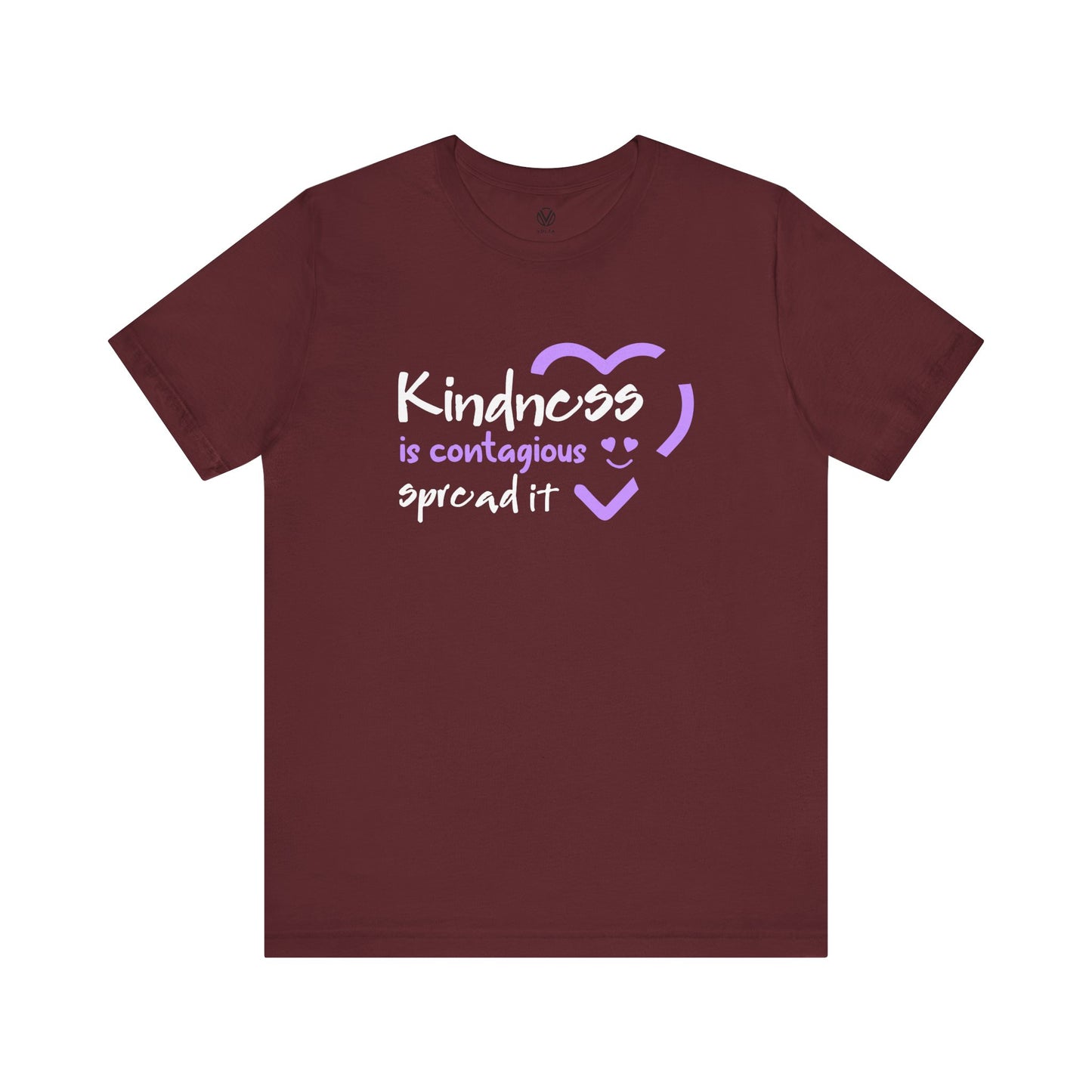 Kindness is Contagious Tee - Spread Kindness Tshirt, Positive Vibes Shirt, Inspirational Quote Top, Graphic Tee, Encouraging T-shirt