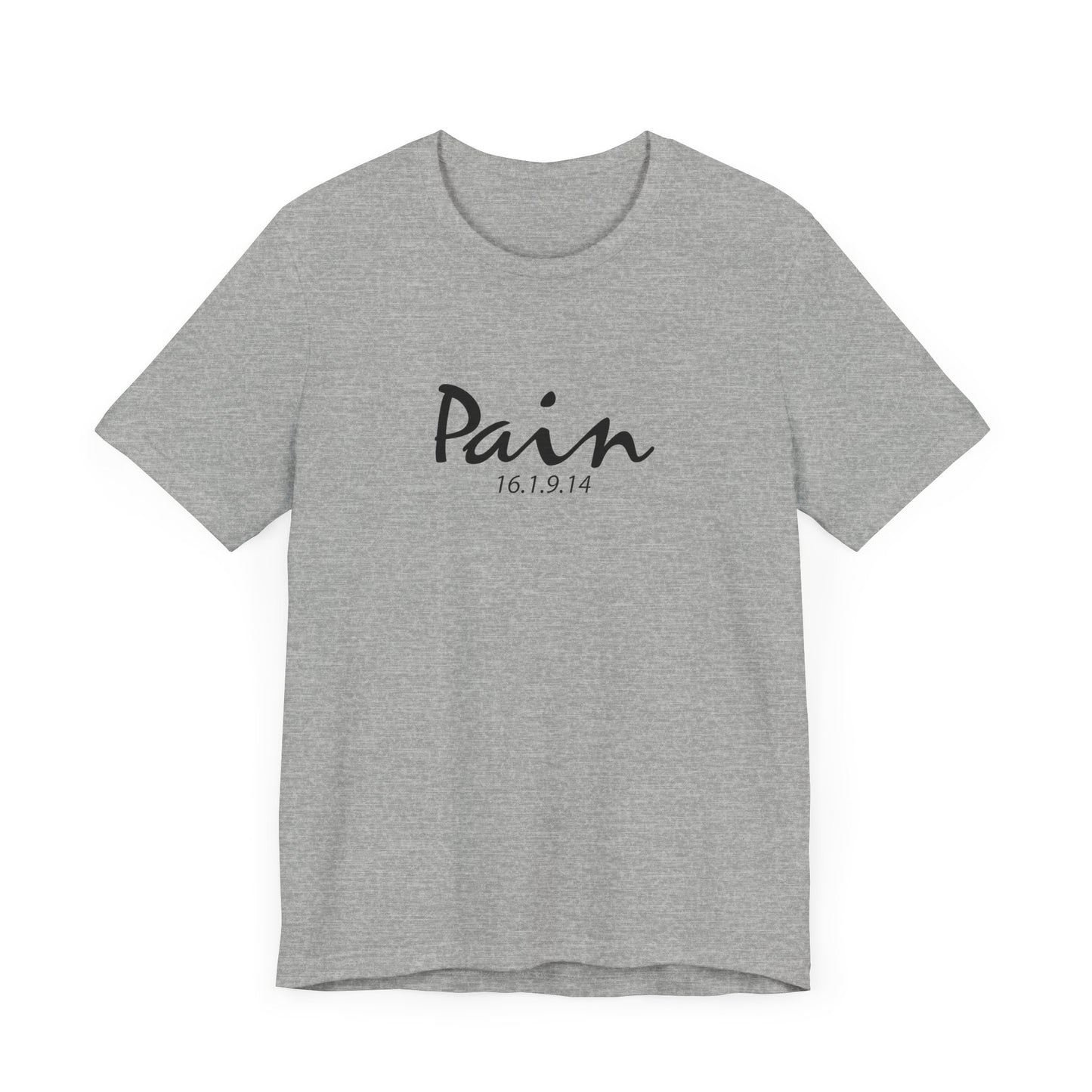 Motivational Pain Relief Tshirt, Unisex Tee, Inspirational Quote Shirt, Mental Health Awareness Top, Youth Motivation, Pain Won't Last