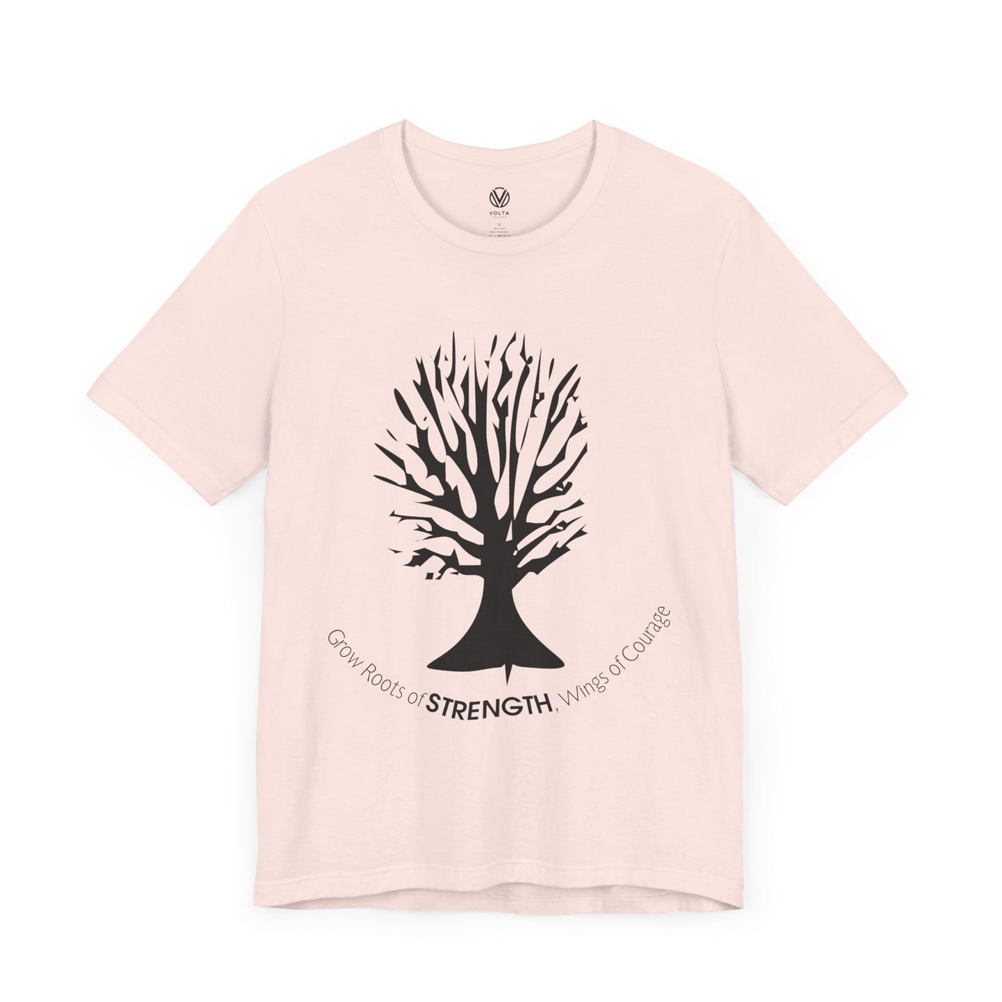 Inspirational Tee, Strength and Courage Shirt, Rooted and Free T-Shirt, Empowering Unisex Top, Motivational Graphic Tee