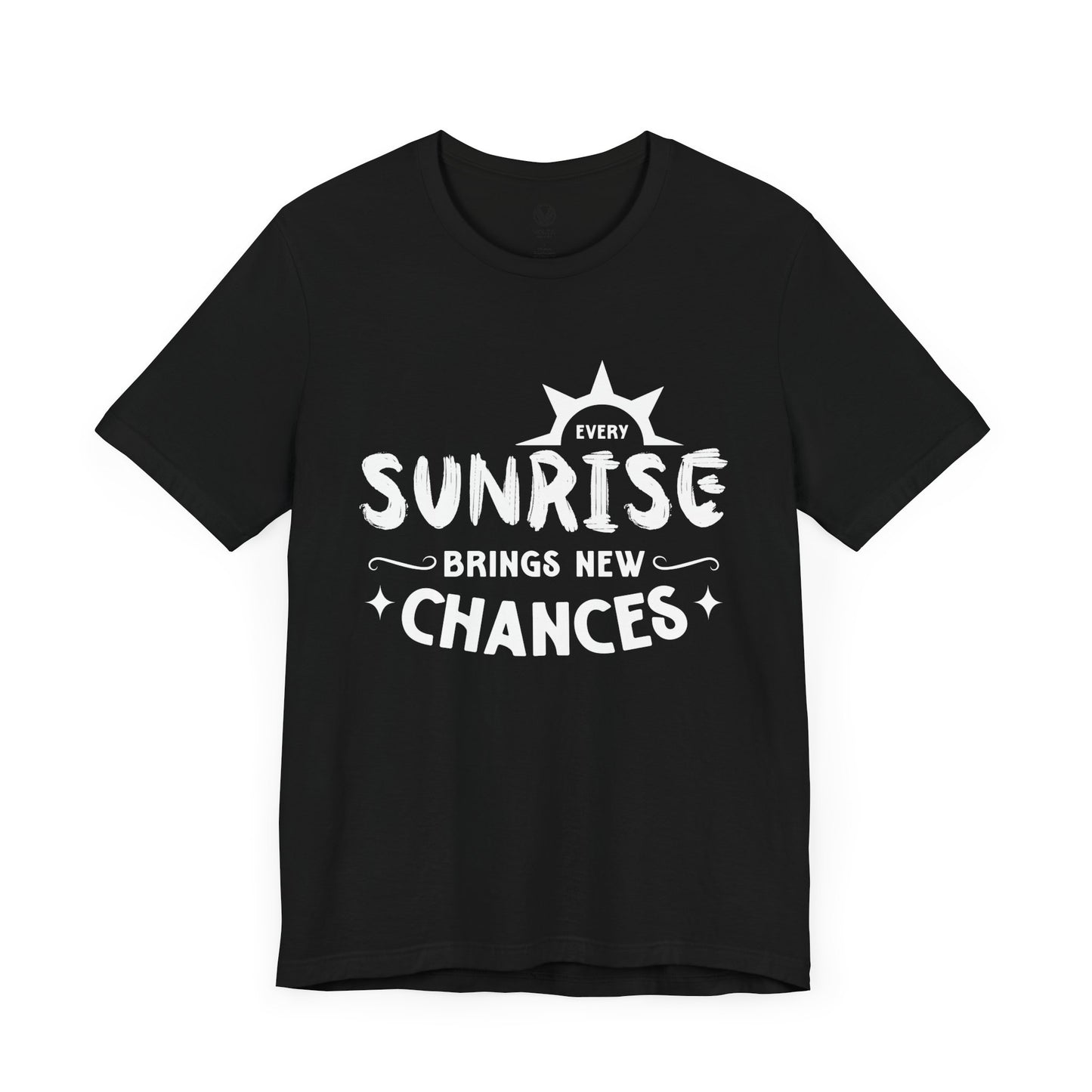 Sunrise Vibes Tee, Morning Chances T-Shirt, Positive Energy Shirt, Inspirational Graphic Top, Nature Lover Gift