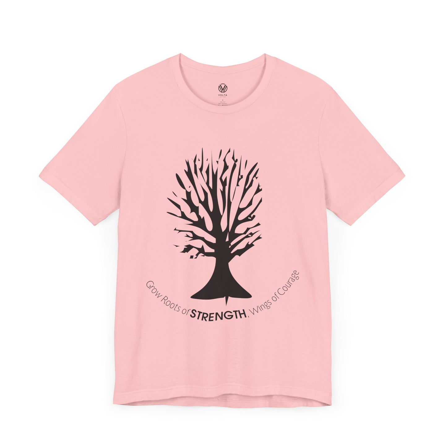 Inspirational Tee, Strength and Courage Shirt, Rooted and Free T-Shirt, Empowering Unisex Top, Motivational Graphic Tee