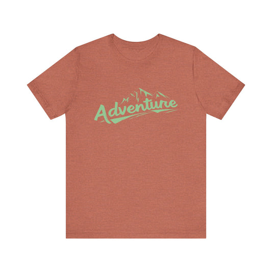 Adventure Writing Tshirt, Wanderlust Tee, Traveler Shirt, Outdoor Exploration Top, Nature Lover Gift, Unisex Tee