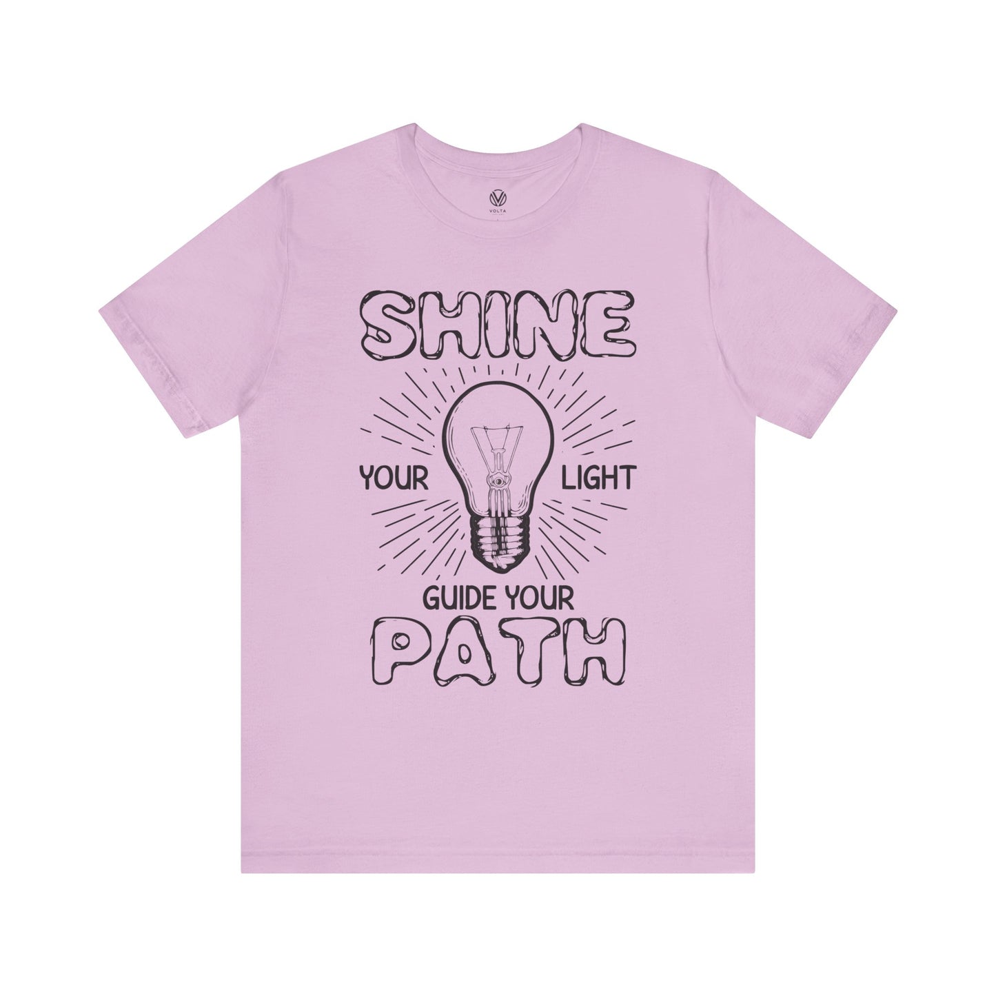 Light Guide Tee, Illuminated Shirt, Inspirational Top, Spiritual Clothing, Positive Vibes Apparel