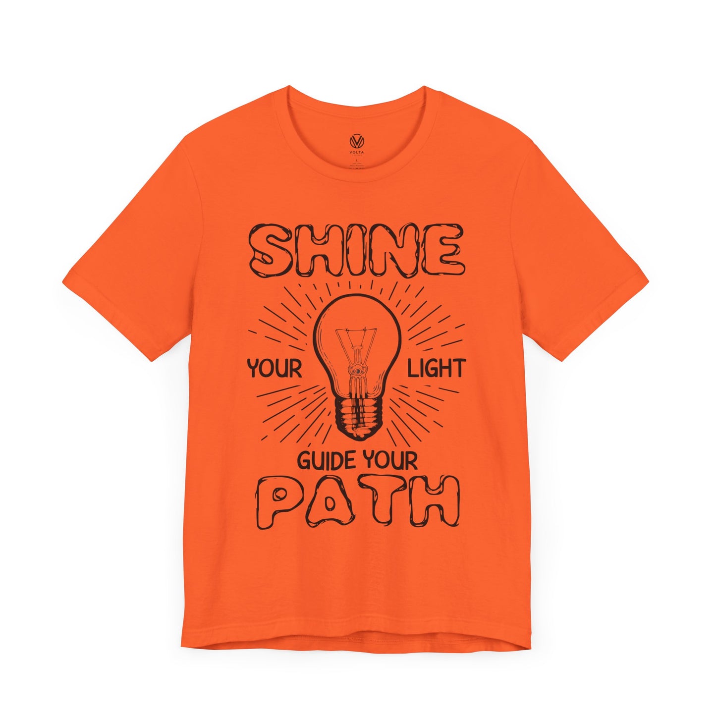 Light Guide Tee, Illuminated Shirt, Inspirational Top, Spiritual Clothing, Positive Vibes Apparel