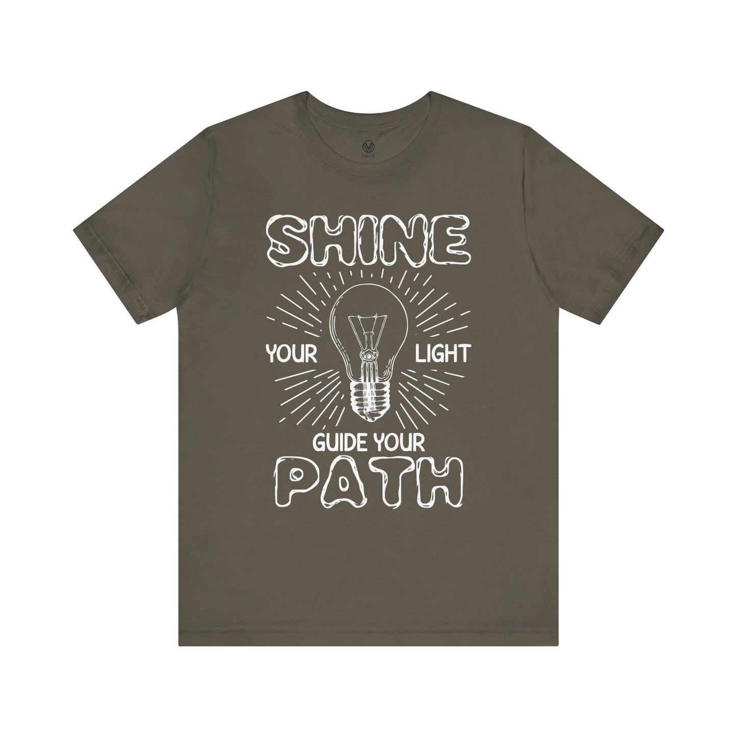 Light Guide Tee, Illuminated Shirt, Inspirational Top, Spiritual Clothing, Positive Vibes Apparel