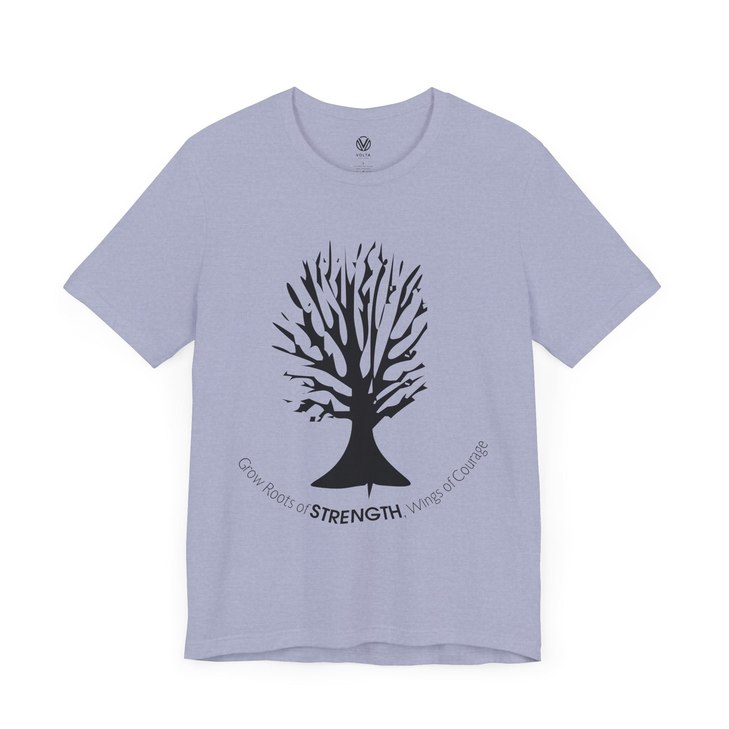 Inspirational Tee, Strength and Courage Shirt, Rooted and Free T-Shirt, Empowering Unisex Top, Motivational Graphic Tee