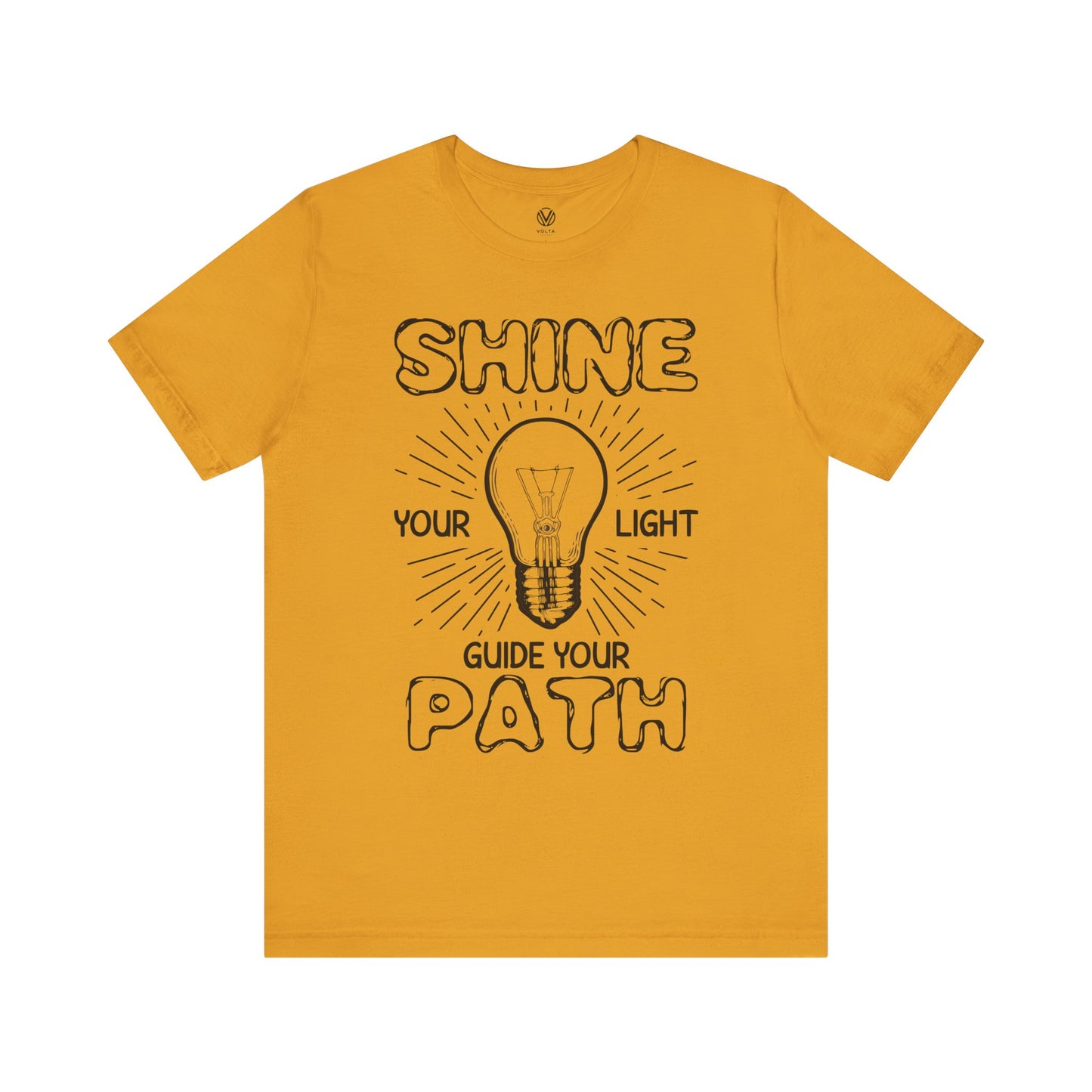 Light Guide Tee, Illuminated Shirt, Inspirational Top, Spiritual Clothing, Positive Vibes Apparel