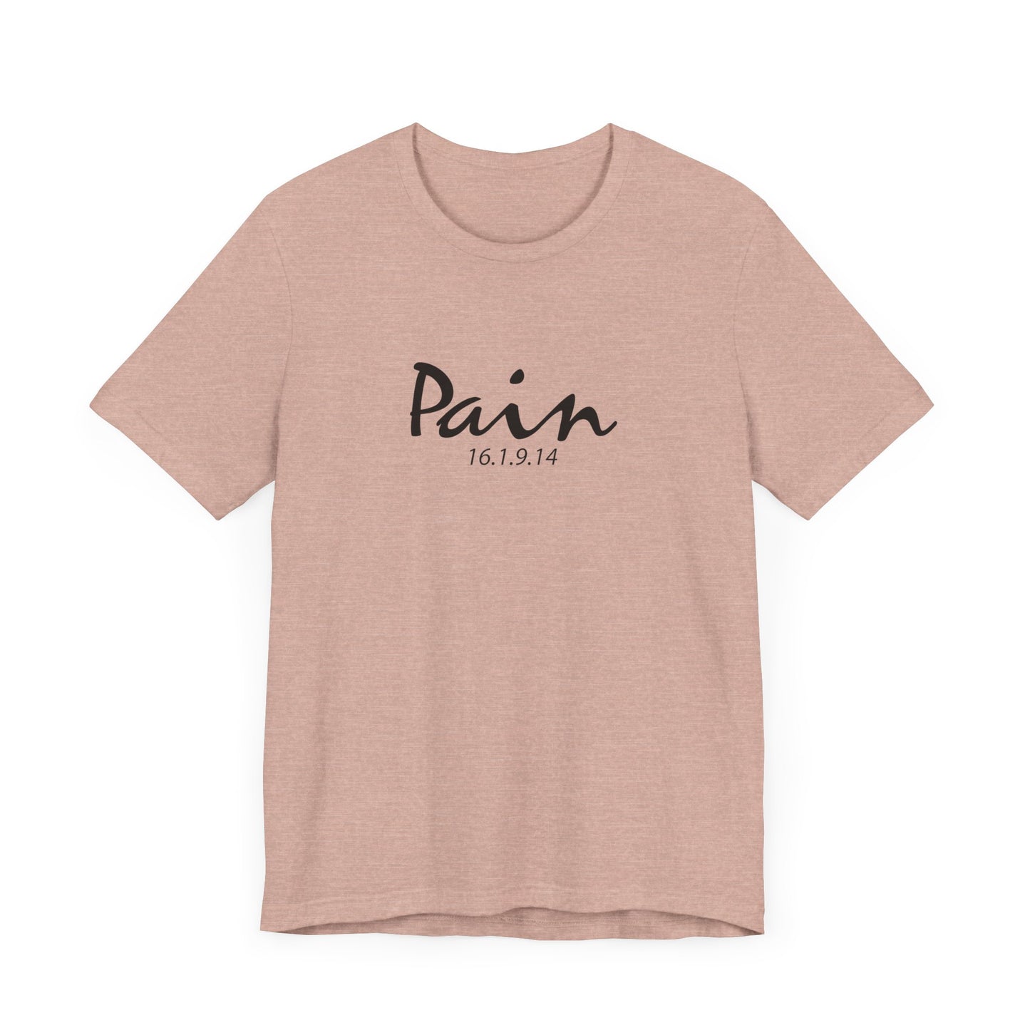 Motivational Pain Relief Tshirt, Unisex Tee, Inspirational Quote Shirt, Mental Health Awareness Top, Youth Motivation, Pain Won't Last