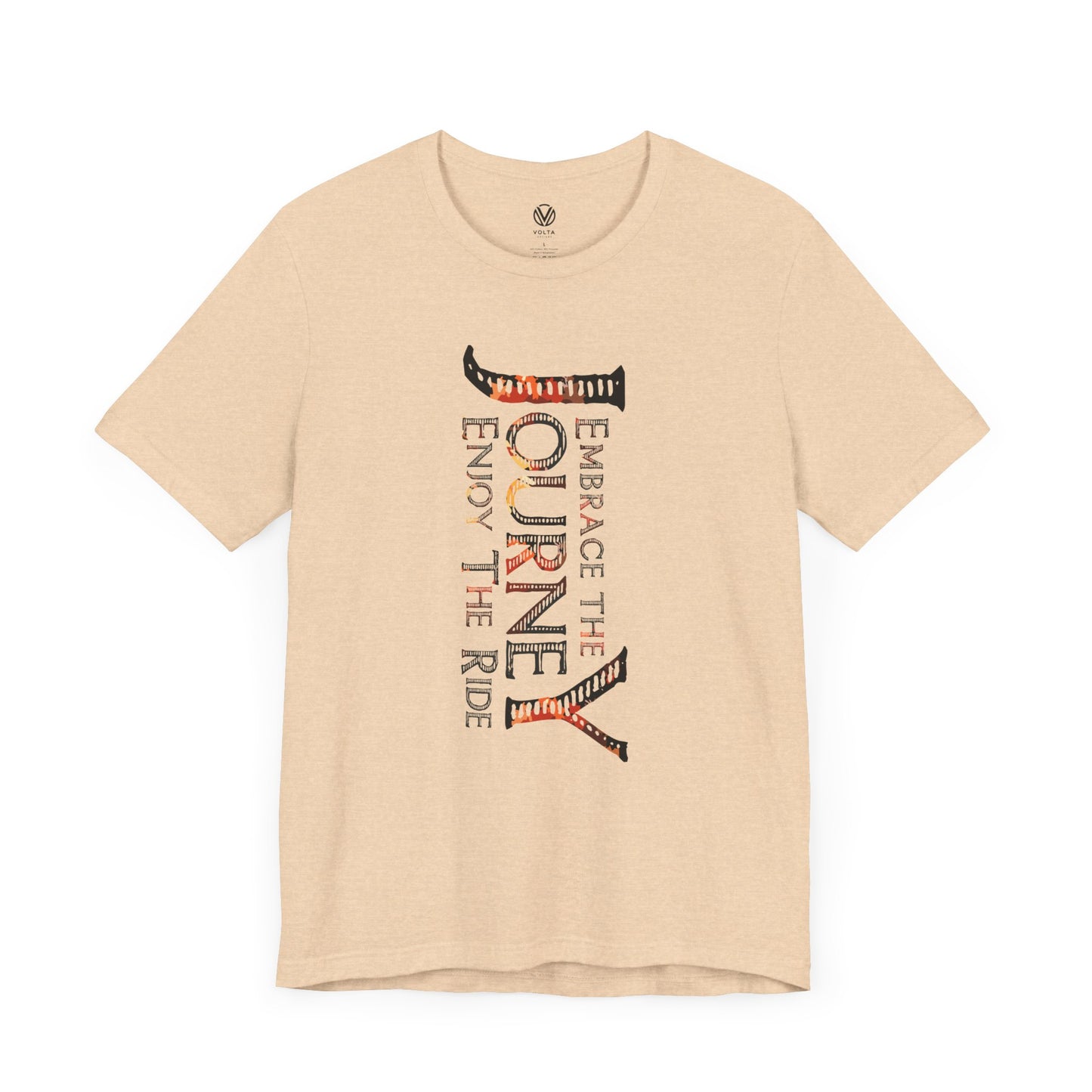 Embrace the Journey Tee, Enjoy the Ride Graphic T-Shirt, Adventure Lover Gift, Inspirational Quote Shirt, Travel Vibes Top, Life