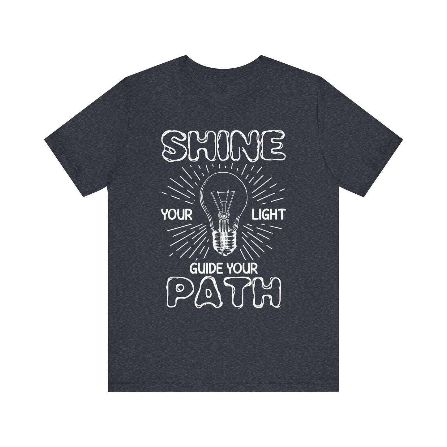 Light Guide Tee, Illuminated Shirt, Inspirational Top, Spiritual Clothing, Positive Vibes Apparel