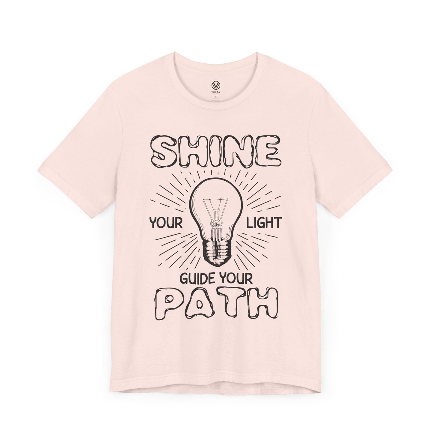 Light Guide Tee, Illuminated Shirt, Inspirational Top, Spiritual Clothing, Positive Vibes Apparel