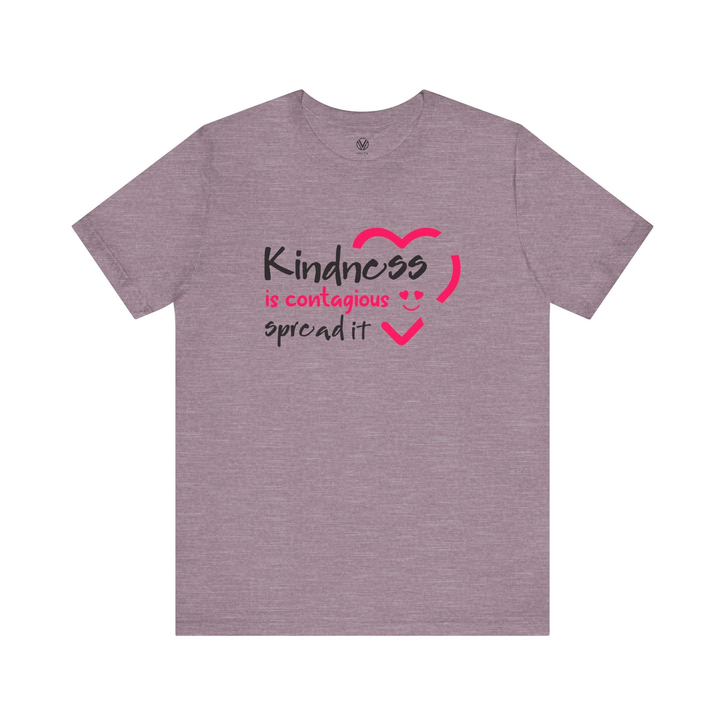 Kindness is Contagious Tee - Spread Kindness Tshirt, Positive Vibes Shirt, Inspirational Quote Top, Graphic Tee, Encouraging T-shirt